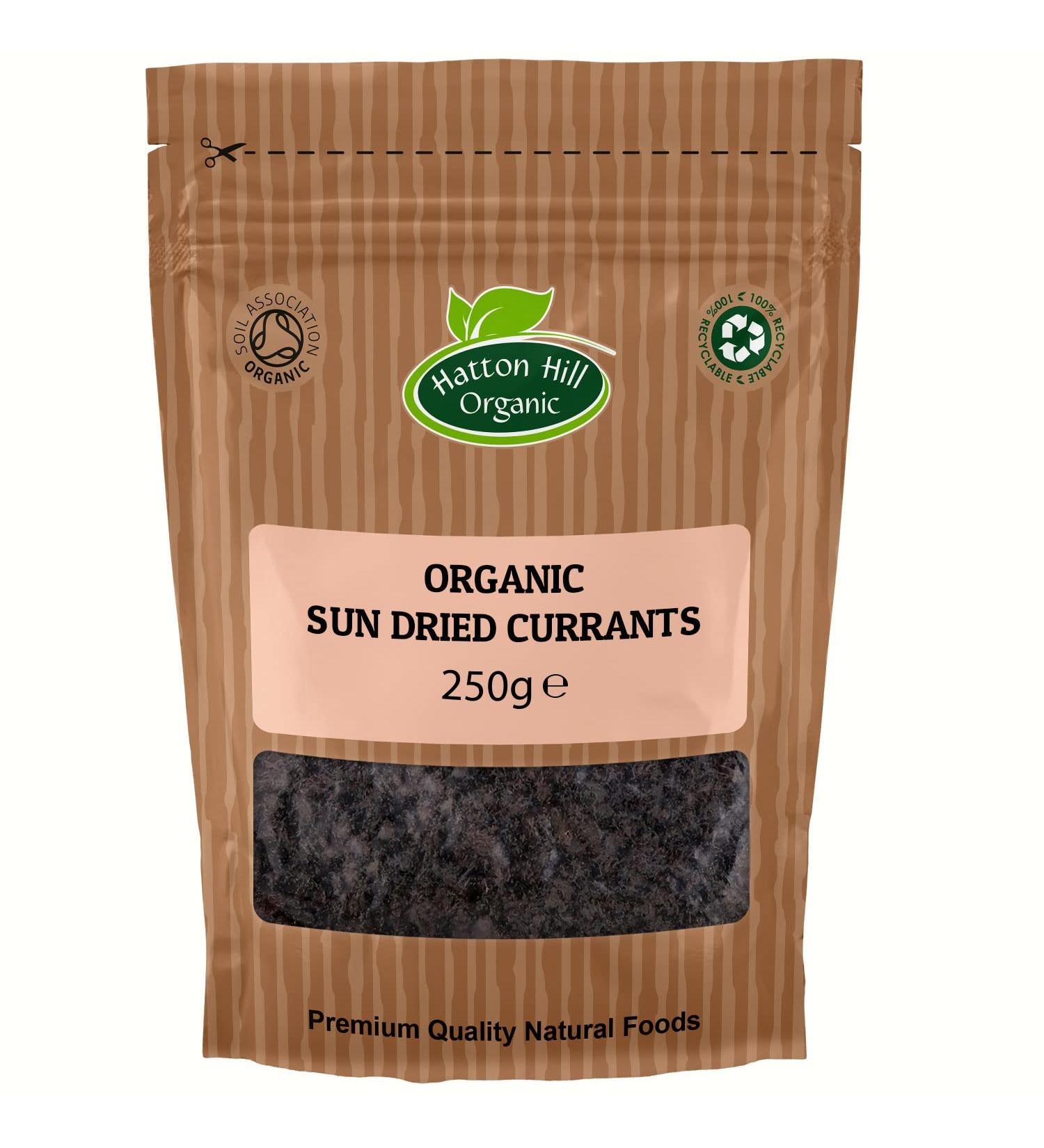 Organic Currants 250g by Hatton Hill Organic - Certified Organic - Buy Online on GoSupps.com