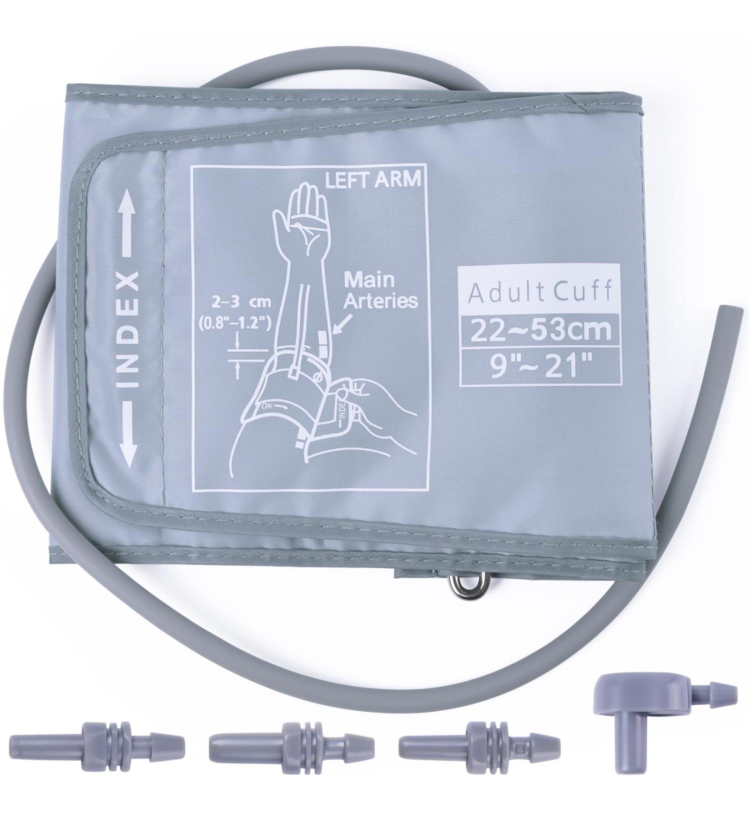 Extra Large Blood Pressure Cuff - AILE Universal 9-20.5" Comfortable Cuff for Big Arms Fits Automatic Upper Arm Monitors - Buy Online on GoSupps.com