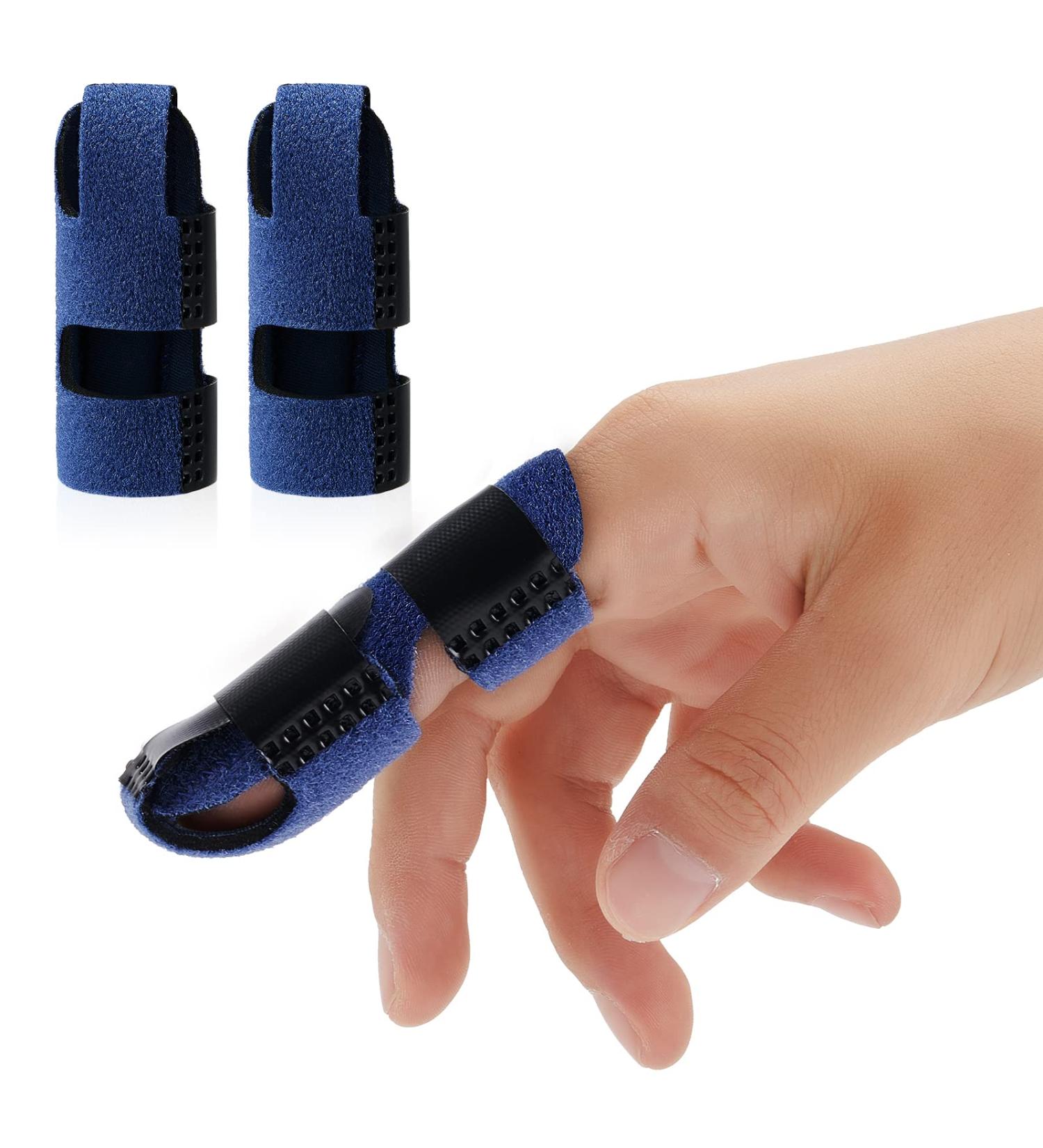 Buy Echify Finger Rails - 2Pcs Full Cover Support for Arthritis & Broken Fingers | Improved Protection & Immobilization - Buy Online on GoSupps.com