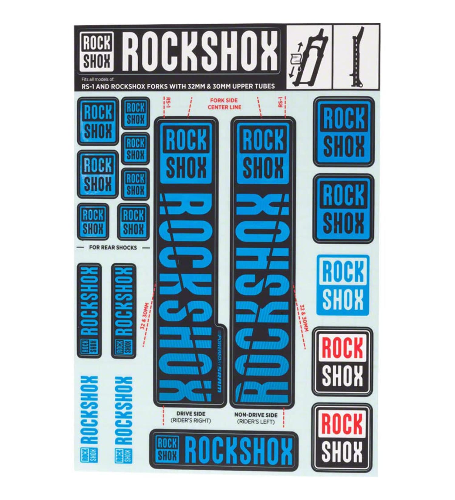 RockShox Unisex Adult Rim Tapes-03054855 Rim Tapes Blue 30