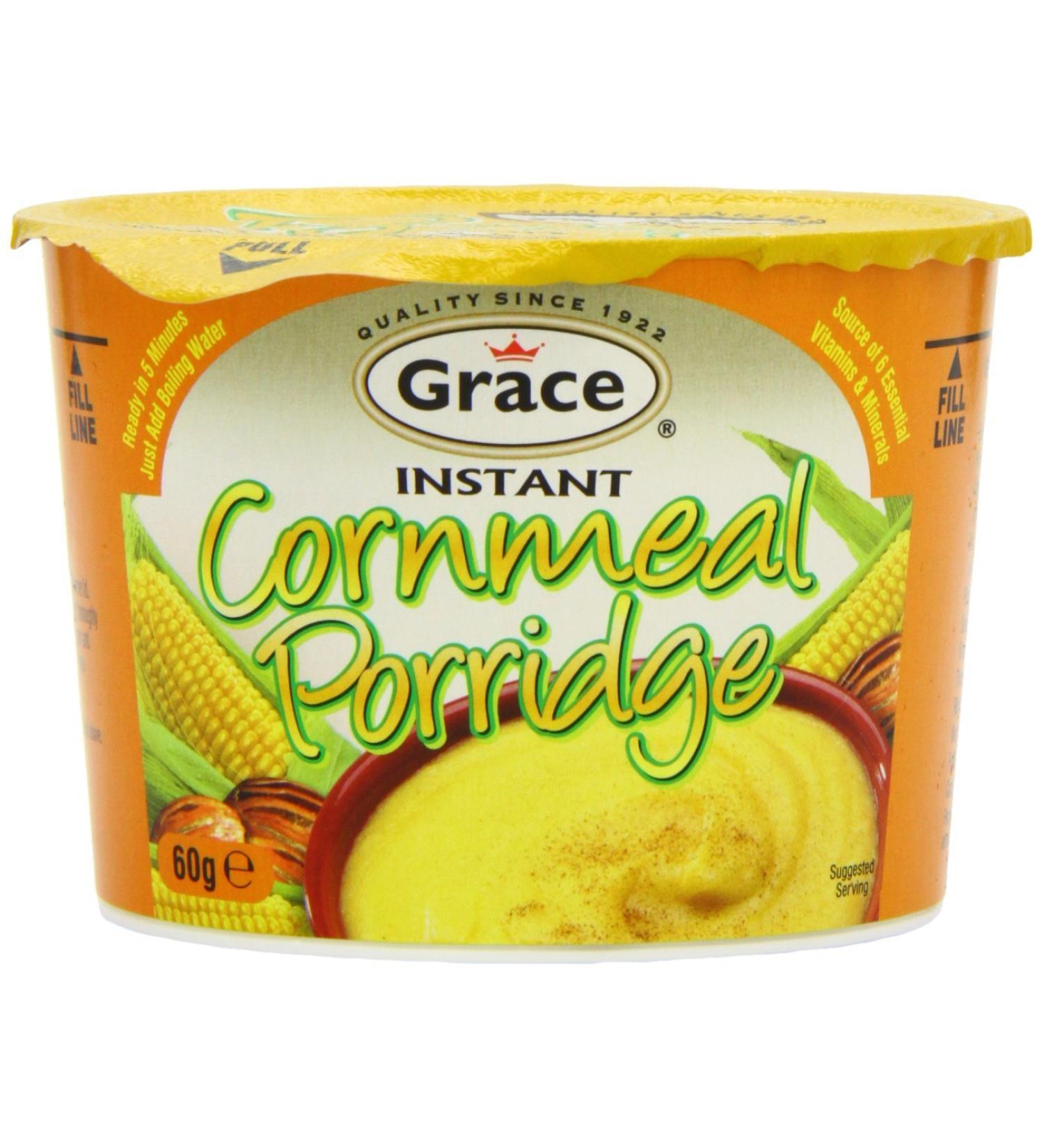 Grace Instant Cornmeal Porridge 60 g (Pack of 12) - Buy Online on GoSupps.com