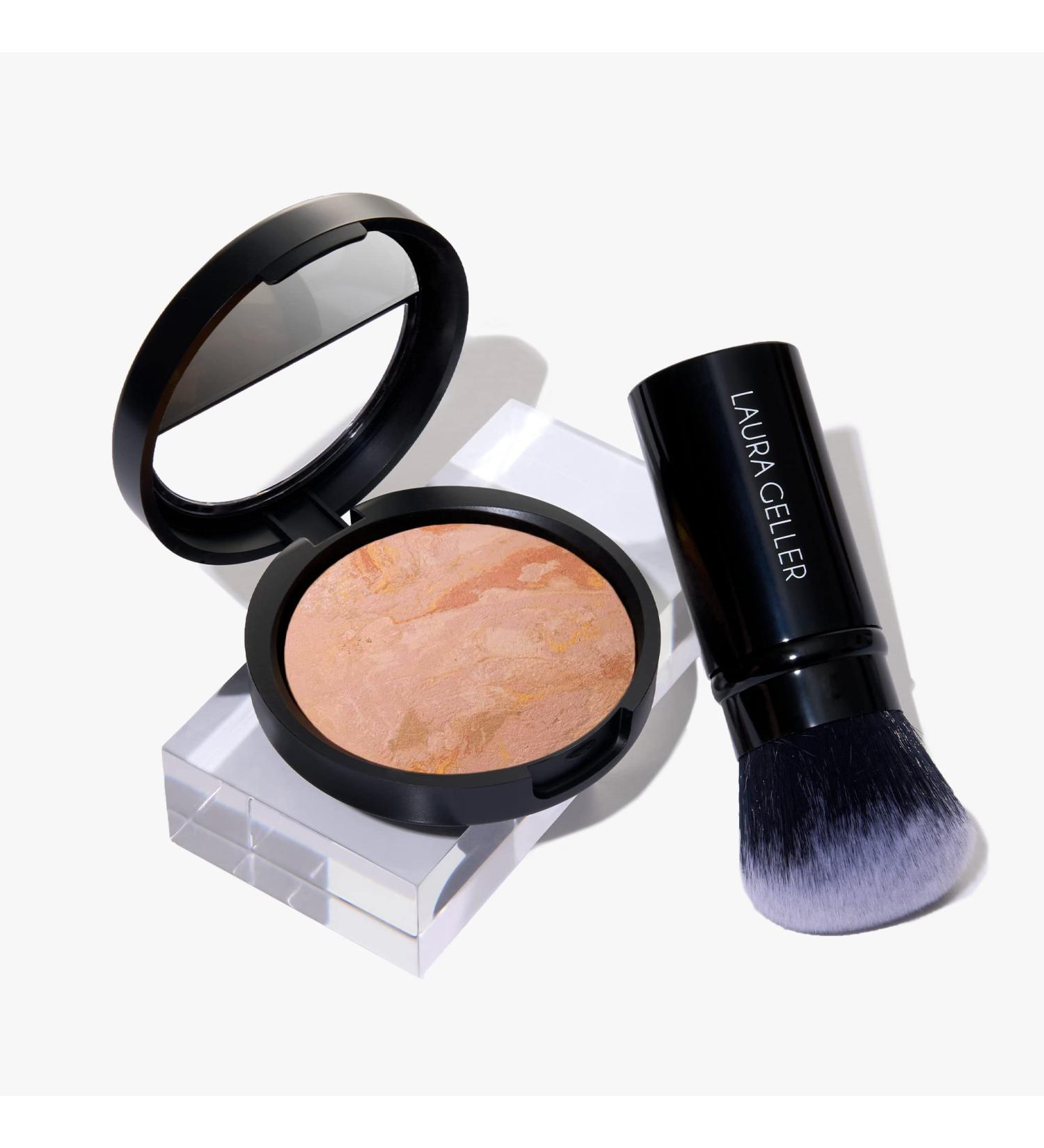 LAURA GELLER NEW YORK Baked Balance-n-Brighten Foundation & Kabuki Brush Set - Fair (2 PC) - Buy Online on GoSupps.com
