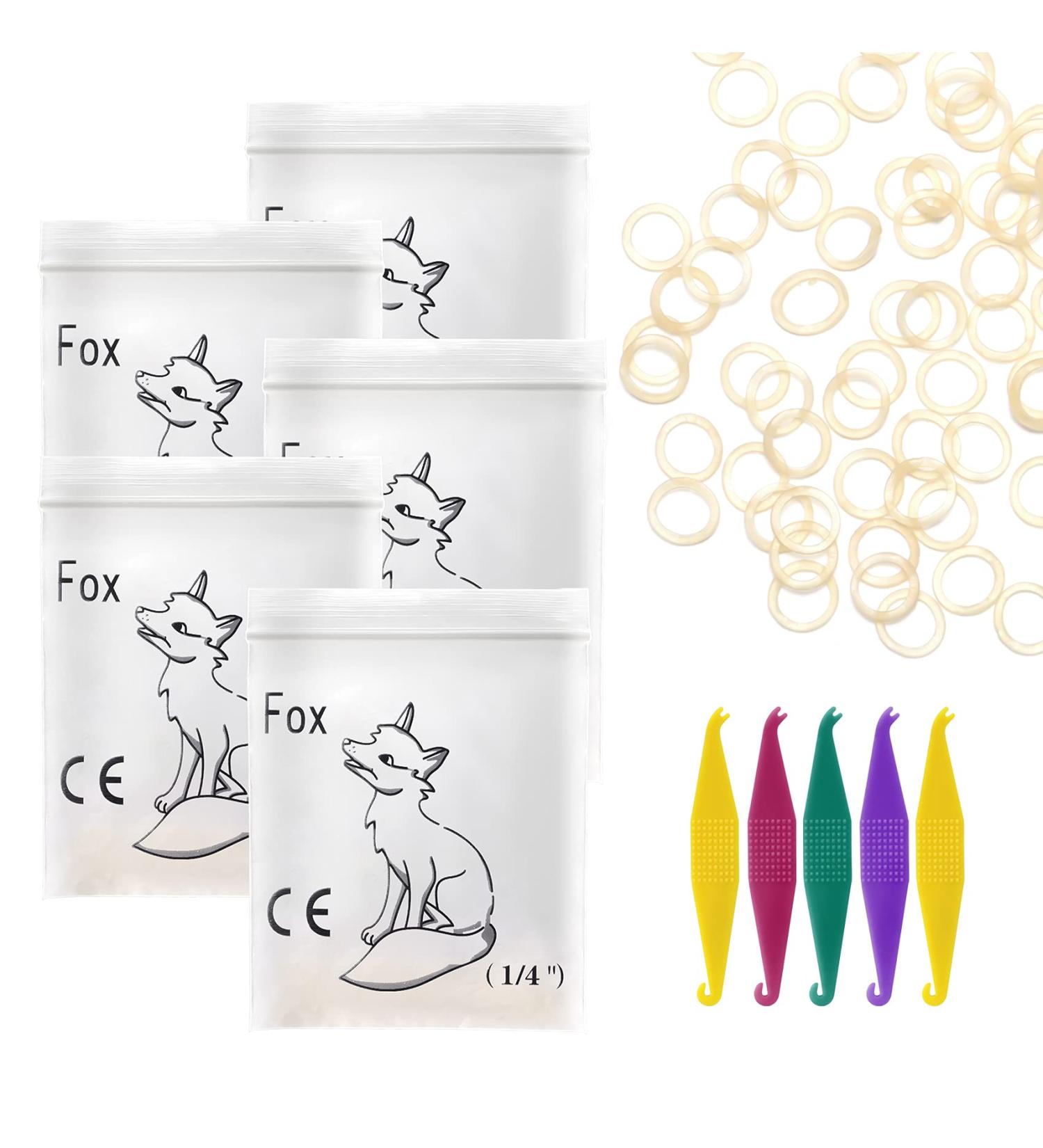 500Pcs Annhua Orthodontic Elastics Rubber Bands with Placers - Fox 1/4'' 4.5oz Dental Braces Rings for Teeth Gap & Crooked Teeth - Buy Online on GoSupps.com