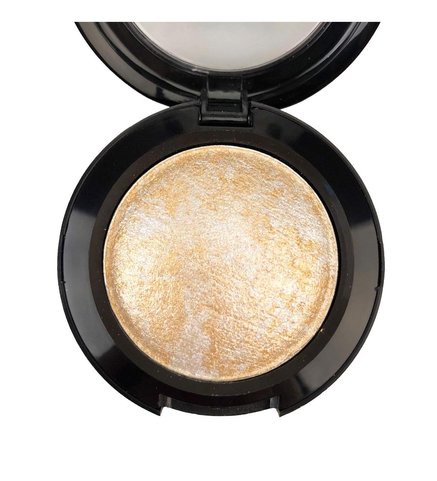Mallofusa Sunshine Golden Glitter Eye Shadow Palette - Single Color Baked Powder (CES3809) - Buy Online on GoSupps.com