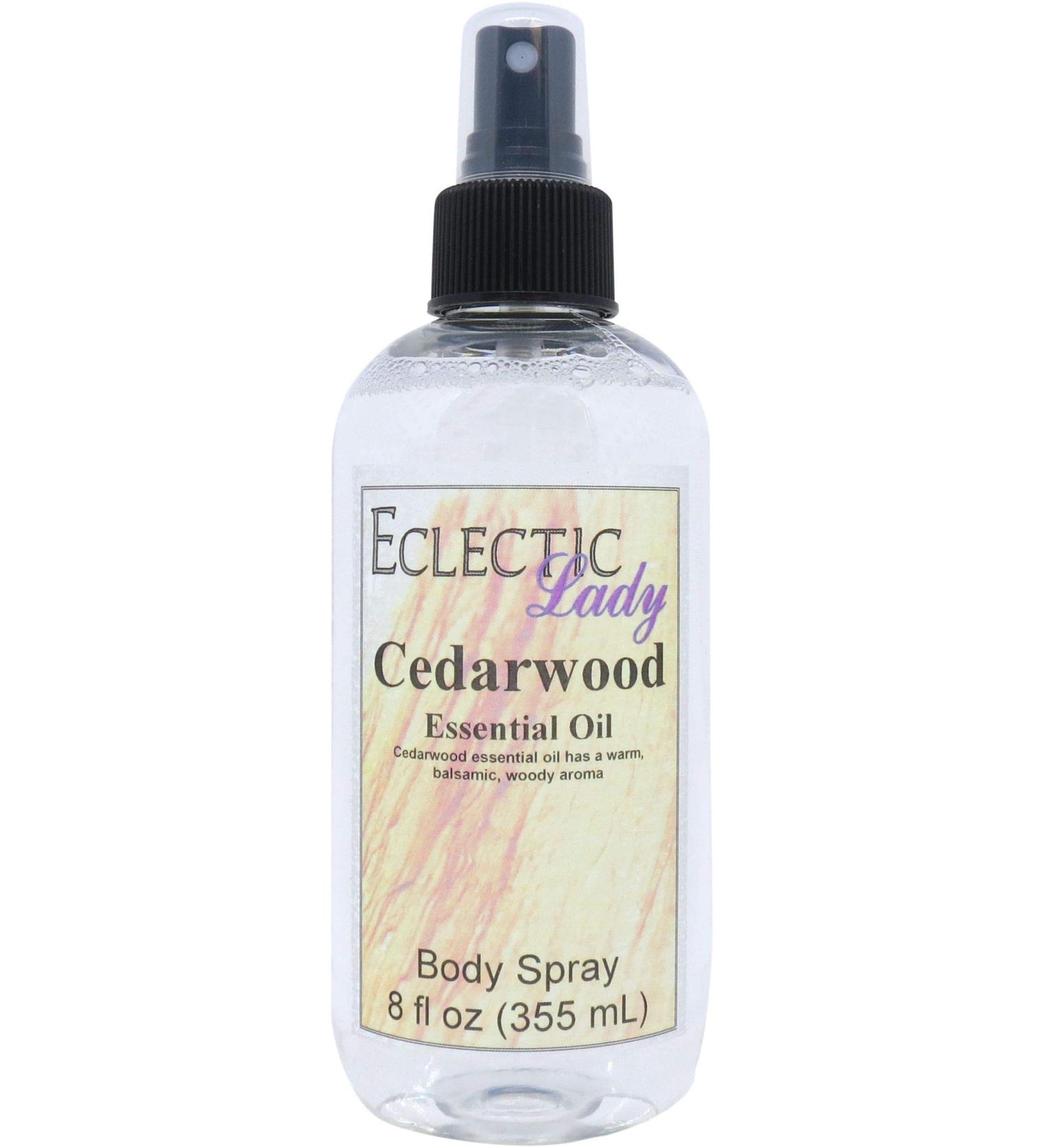 Cedarwood Essential Oil Body Spray 8 ounces Body Mist for Women with Clean Light & Gentle Fragrance Long Lasting Perfume with Comforting Scent for Men & Women Cologne with Soft Subtle Aroma For 8 Fluid Ounces - Buy Online on GoSupps.com