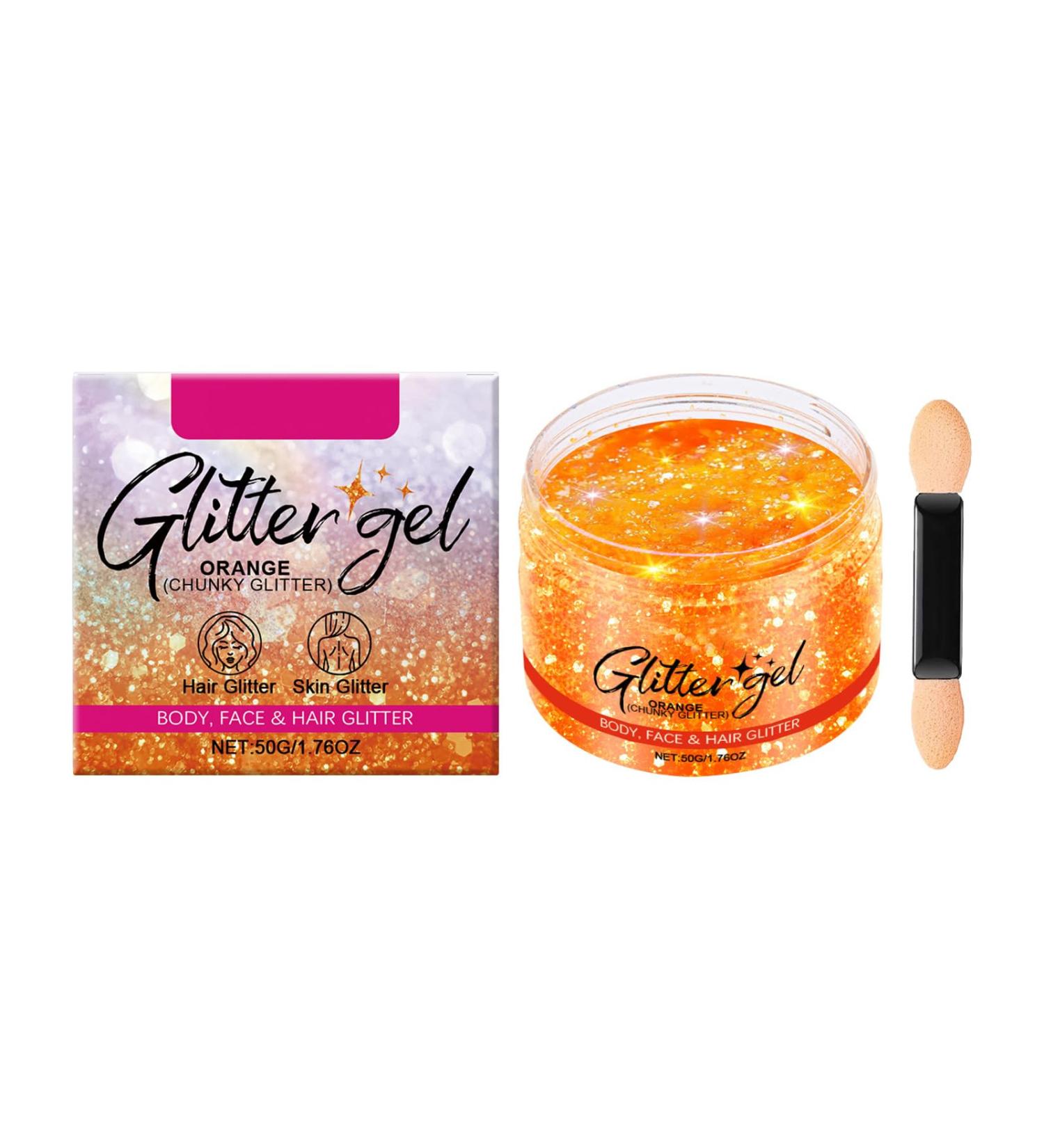  Cynamus Glitter gel for the body festival glitter liquid makeup hair body 100% glitter cosmetics for face body nails hair and lips - Buy Online on GoSupps.com