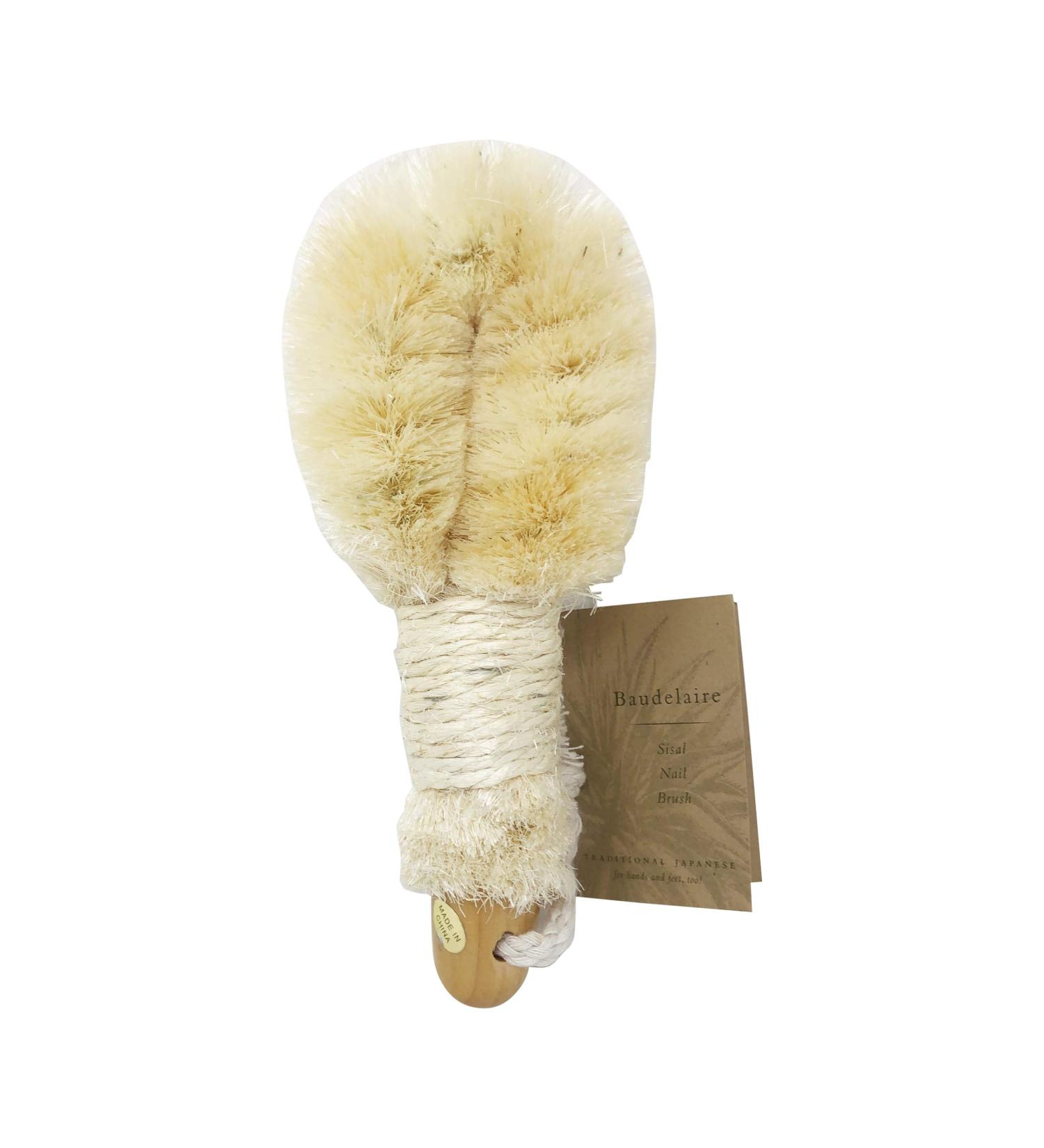 BAUDELAIRE Baudelaire sisal 6 inch nail brush  1 ea