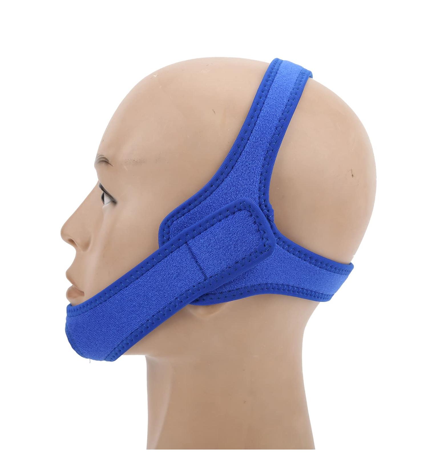 Vface Chin Strap Anti Snoring Straps - Splicing Anti Snoring Belt for Men and Women (Blue) - Buy Online on GoSupps.com
