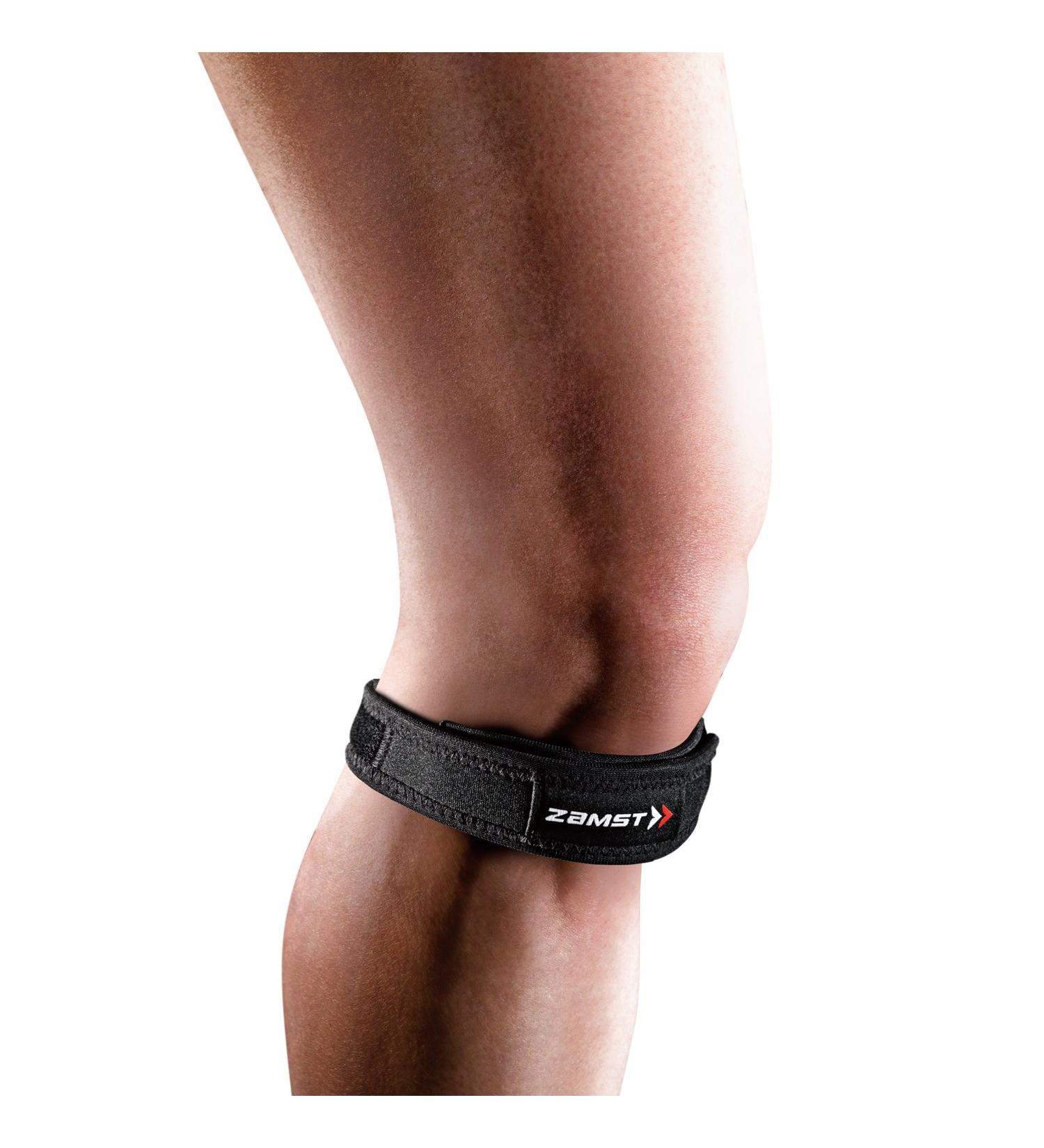 Zamst JK Band Sports Patella Band with Pressure Pad | Relieve Tendon Pain for Patella Tendinitis | Ideal for Volleyball, Basketball, Running, Tennis, Pickleball | Black - Small - Buy Online on GoSupps.com