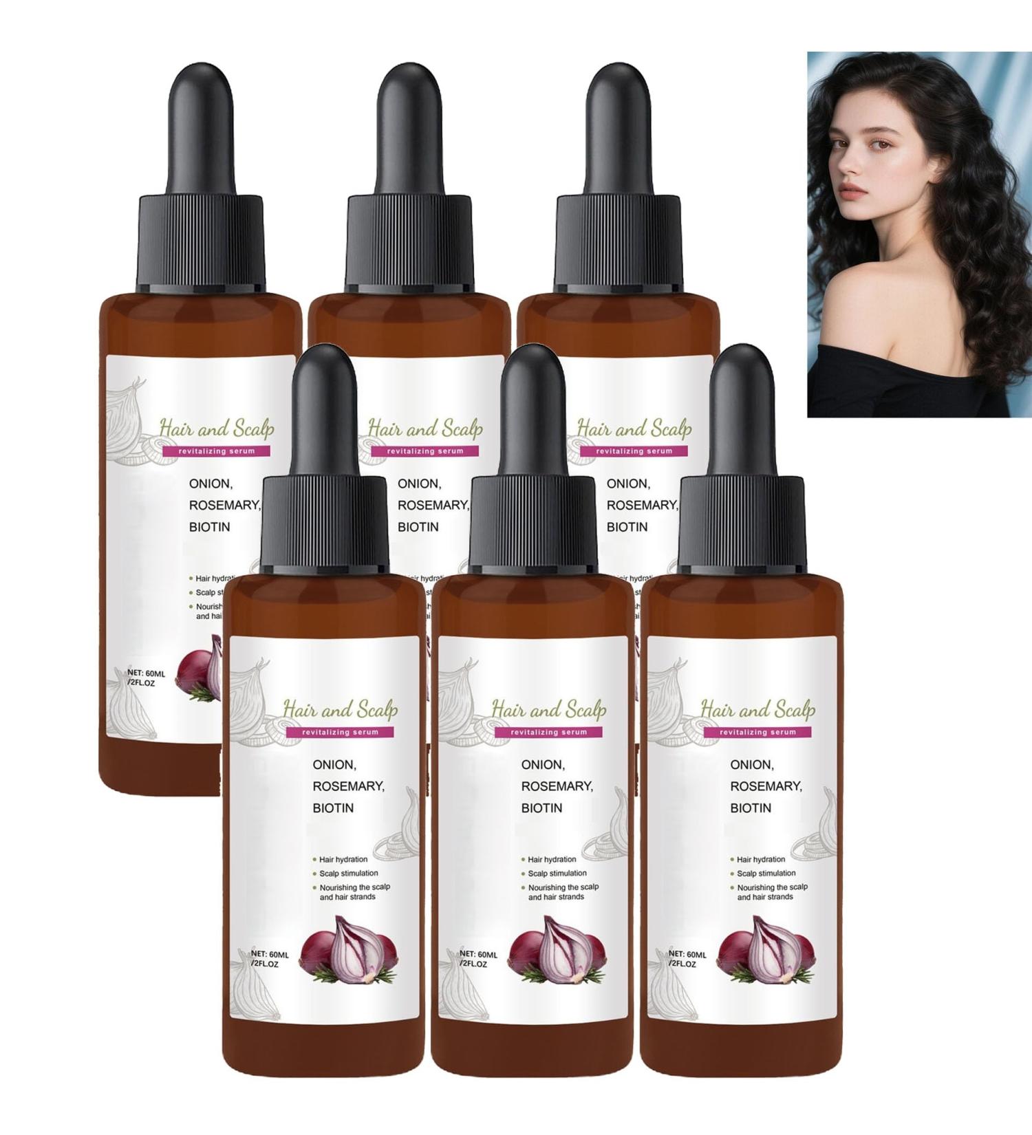  yikaiszh Rosemary Hair Serum - Vitamin E Scalp Care Oil - Anti-Dryness Growth Serum - More Powerful - Thinning Essence - Repair for Shiny Hair - For All - Buy Online on GoSupps.com