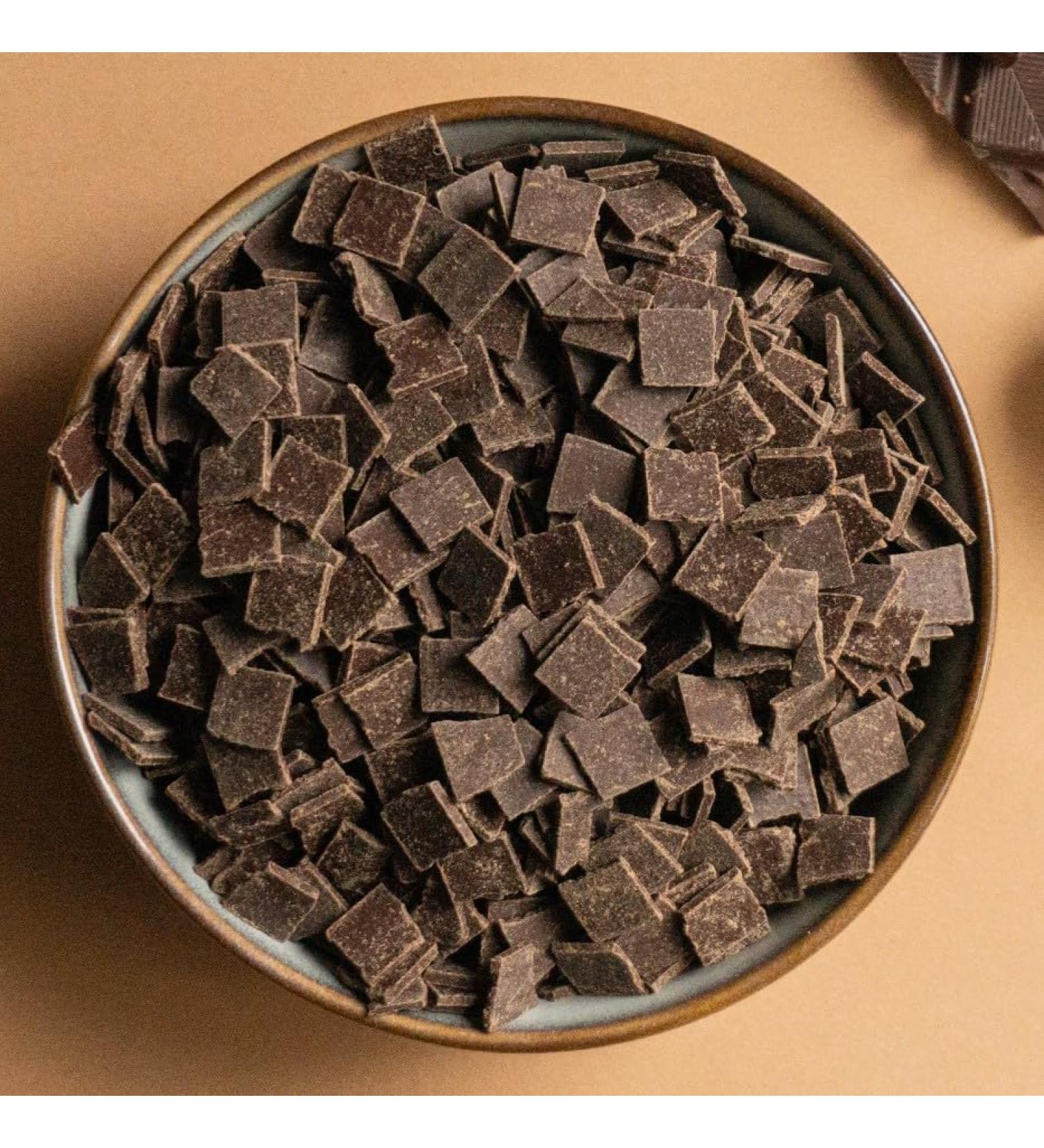 Organic Chocolate Chips with Date Sweetness 1kg | 100% Natural | No Refined Sugar | Plastic-Free Packaging - Buy Online on GoSupps.com