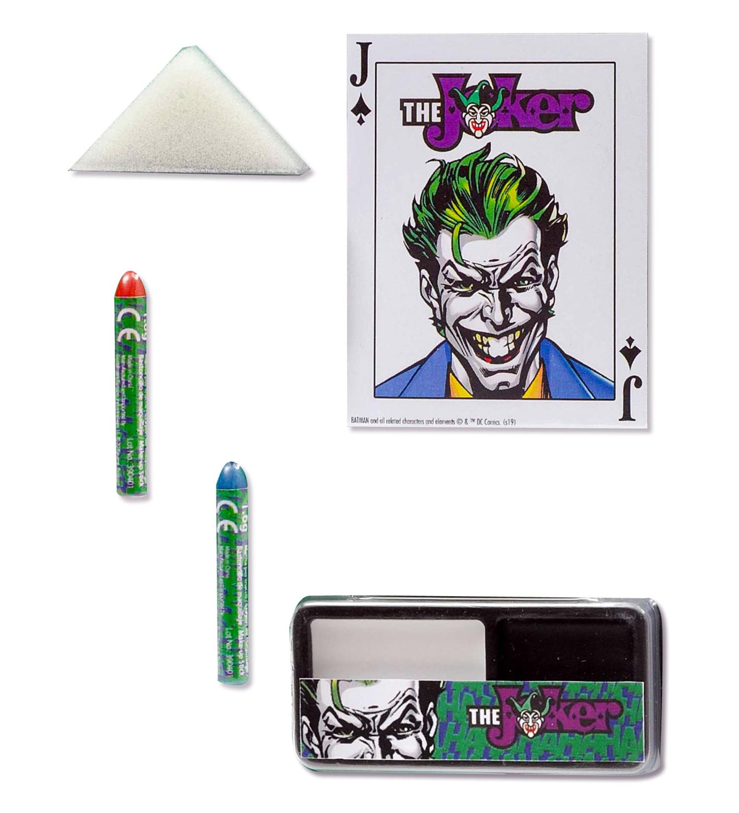 Vegaoo Official Joker Makeup Palette Antihero Accessories - Black