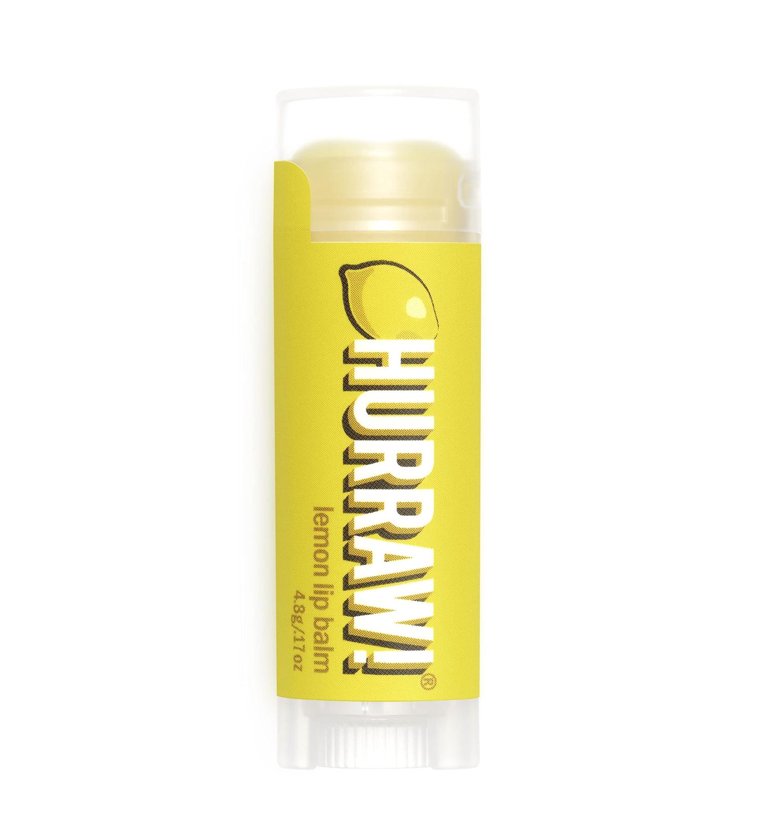 Hurraw! Lemon Lip Balm 0.15 oz | All-Natural Hydration - Buy Online on GoSupps.com