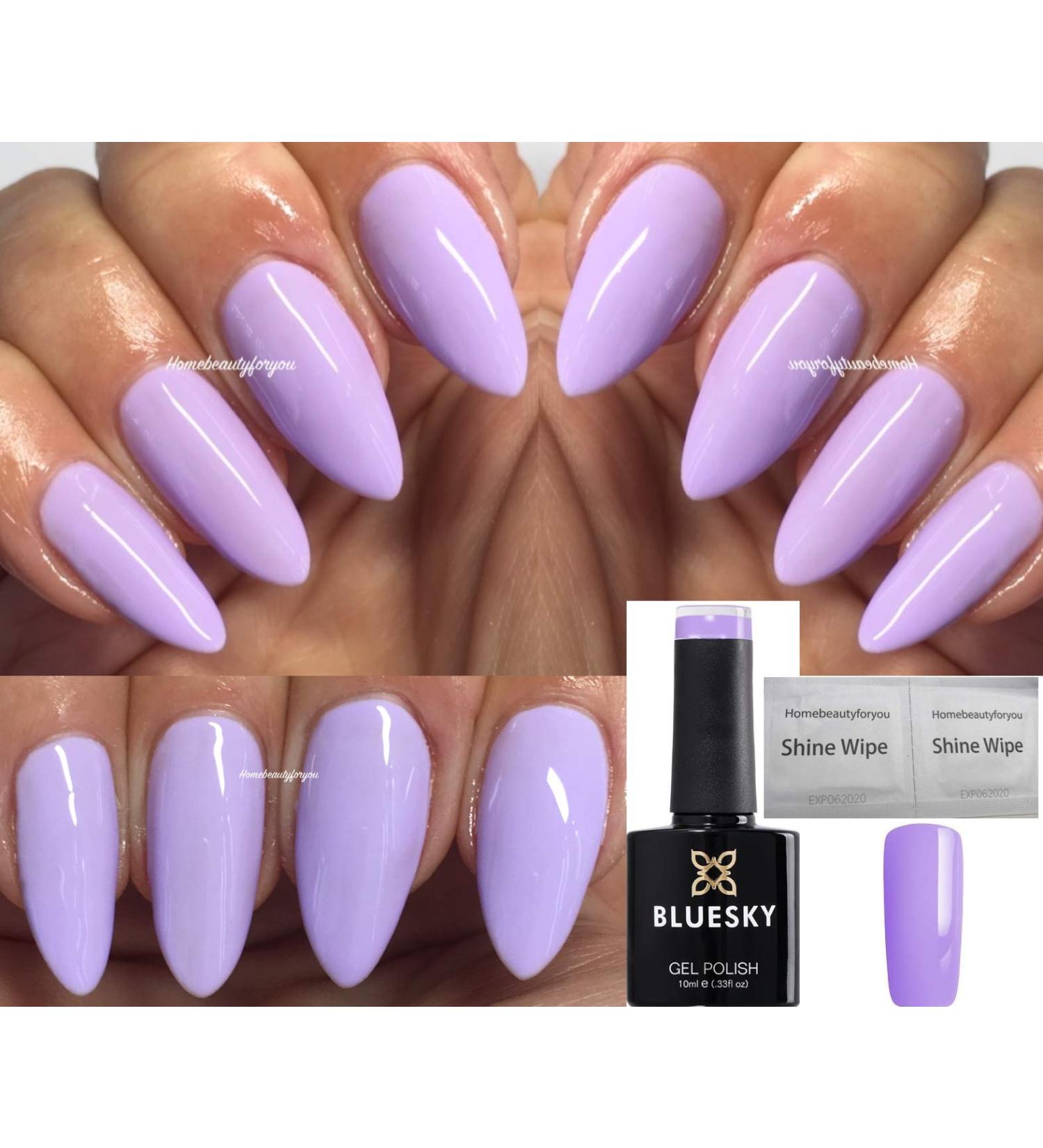 Bluesky Gel Nail Polish Lilac Lavender Universal Truth SPRING SUMMER COLOR AW1801 UV LED Soak Off 10ml (Requires Drying under LED/UV Lamp) - Buy Online on GoSupps.com