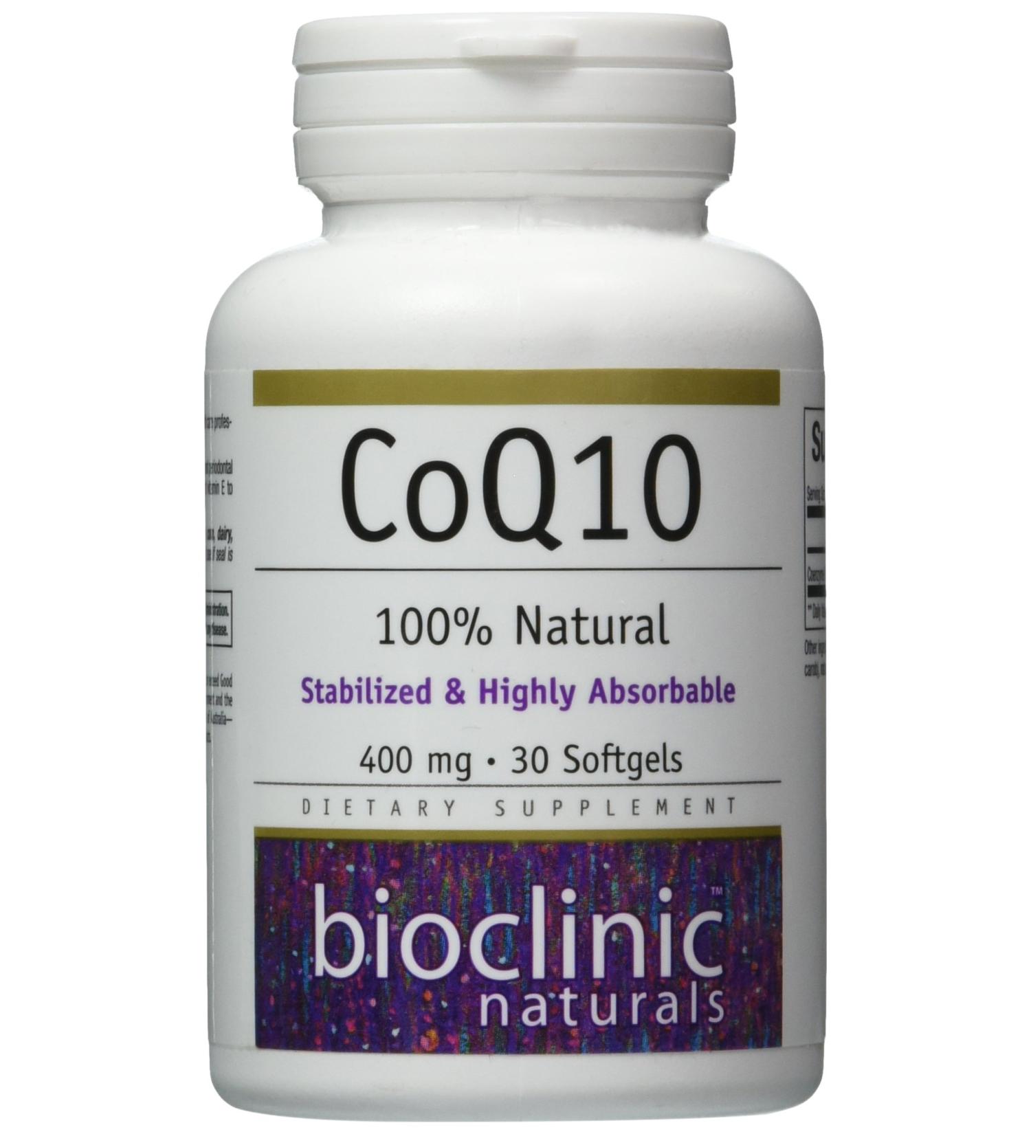 Buy Bioclinic Naturals CoQ10 400 mg - 30 Softgels | Premium Antioxidant for Energy & Heart Health - International Shipping Available - Buy Online on GoSupps.com