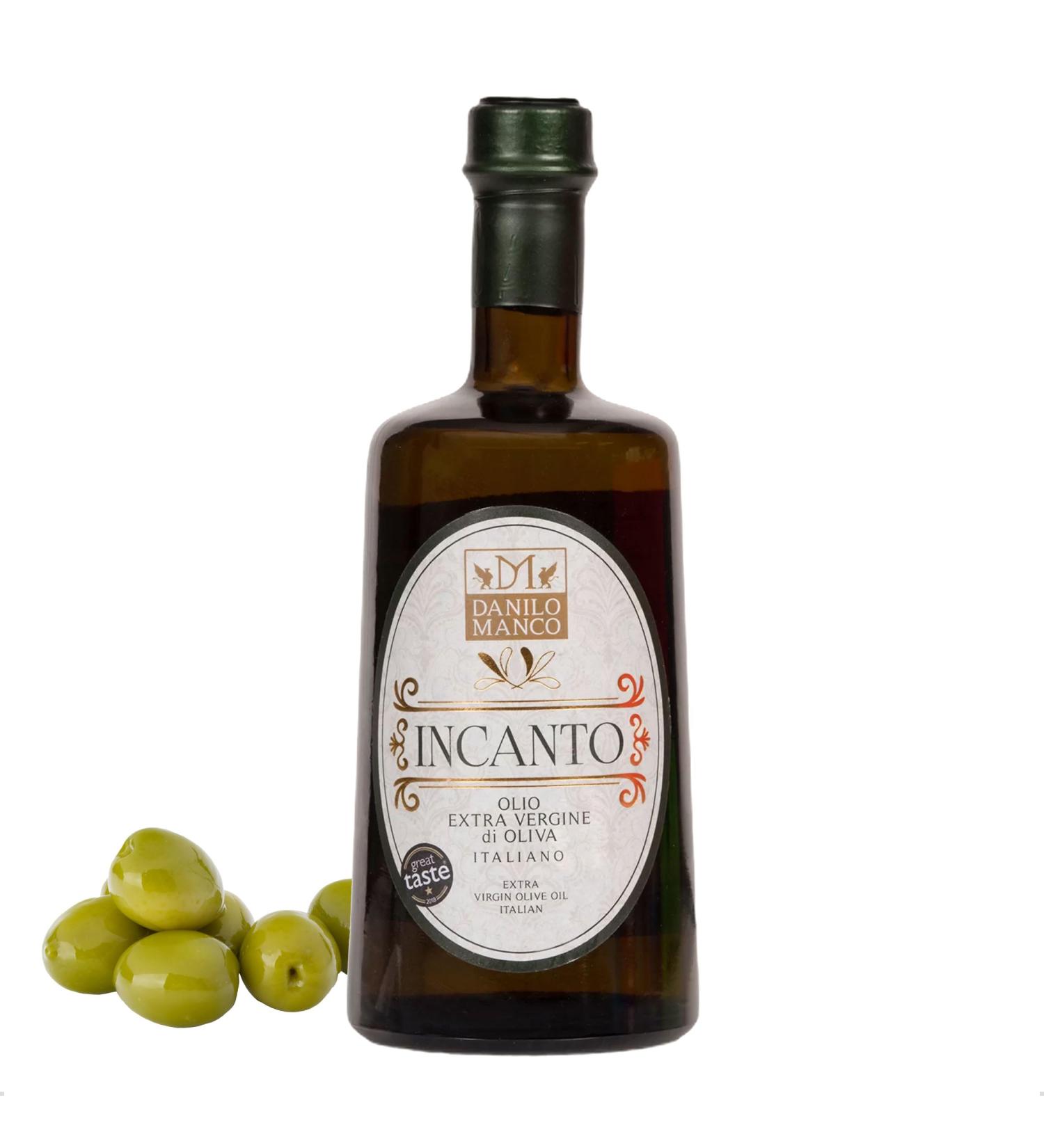 Incanto Sicilian Cold Pressed Extra Virgin Olive Oil Award Winning Italian Olive Oil Perfect For Everyday Cooking Marinades And Salad Dressings 500 ML - Buy Online on GoSupps.com