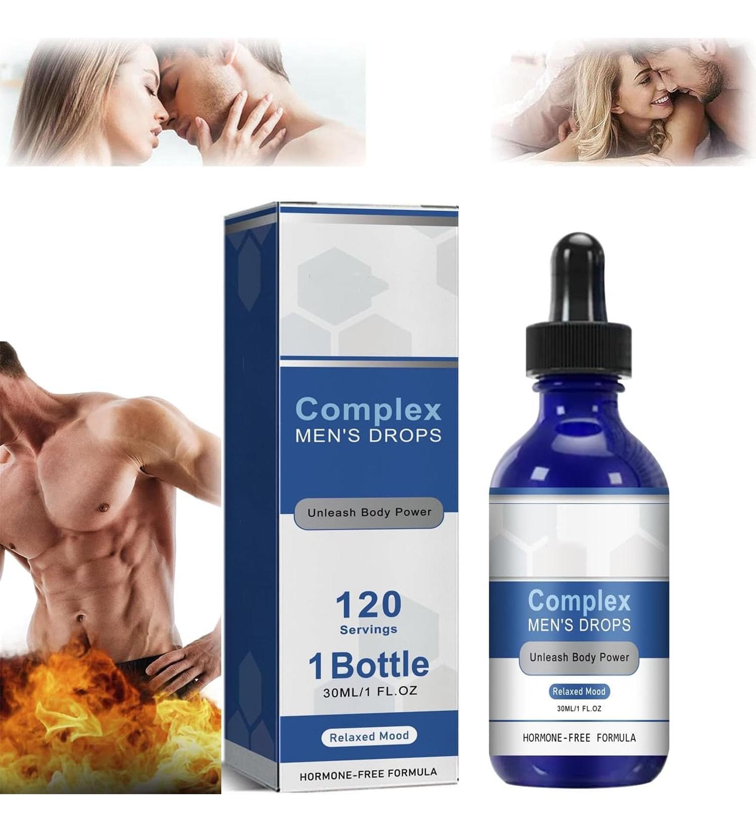 Nexusbio Labs Complex Men's Drops - Boost Strength & Vitality | Secret Drops for Strong Men (1pc) - Shop Now! - Buy Online on GoSupps.com