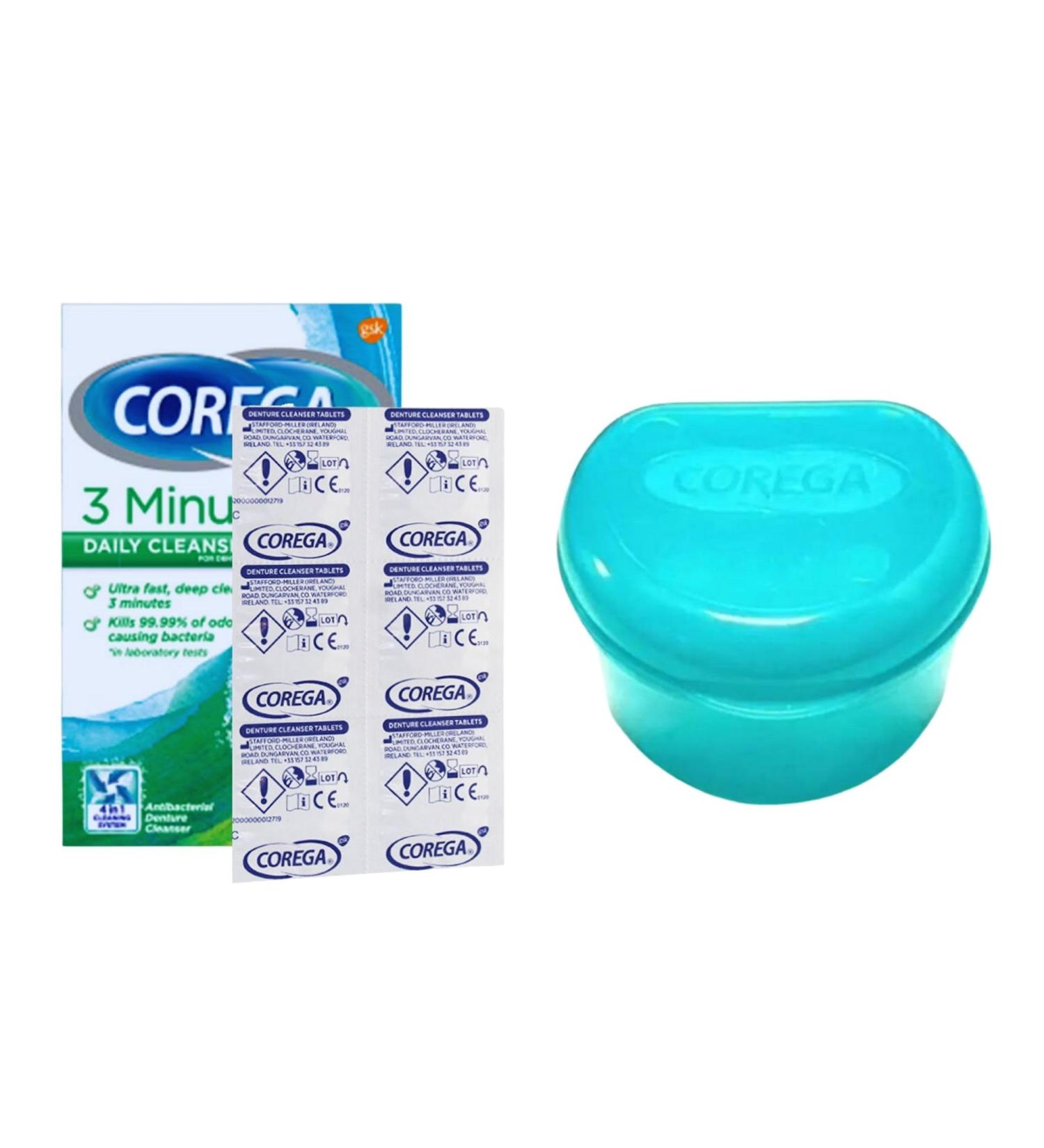 Denture Case with 30 Tablets Core 3 minutes - Buy Online on GoSupps.com