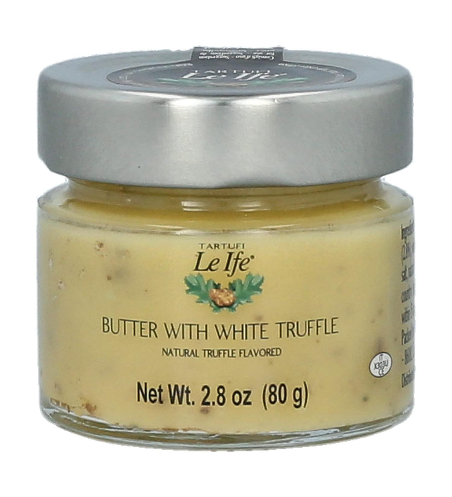 Le Ife White Truffle Butter - 2.8 oz (80g) - Premium Quality Truffle Butter - Buy Online on GoSupps.com