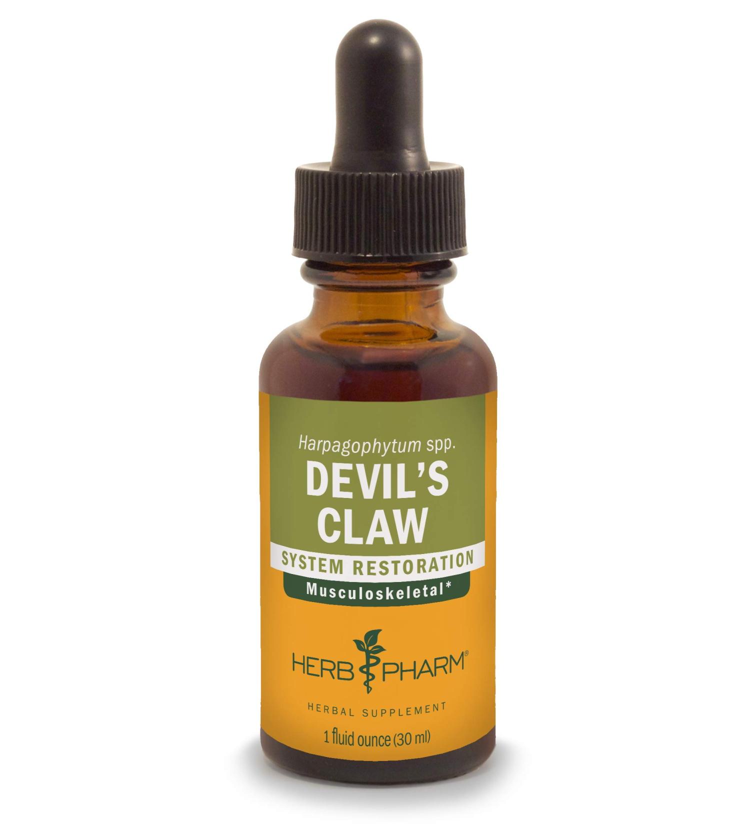 Herb Pharm Devil's Claw Liquid Extract 1oz - Musculoskeletal Support - Buy Online on GoSupps.com
