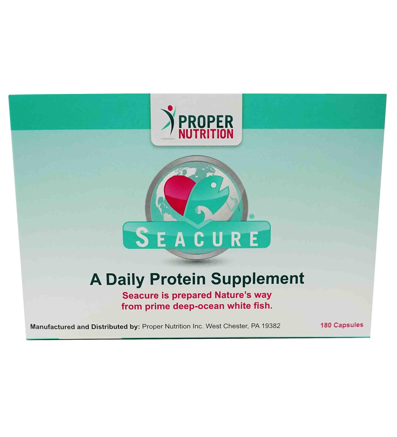Seacure Hydrolyzed White Fish - 180 Capsules Blister Packs | Proper Nutrition - Premium International Shipping - Buy Online on GoSupps.com