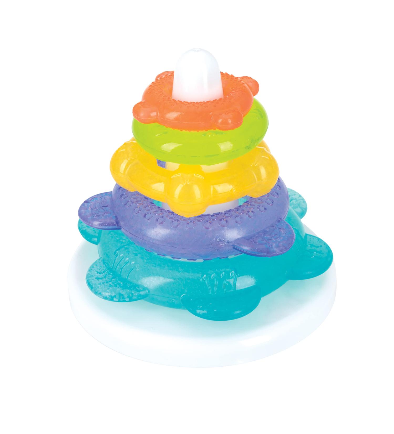 Nuby IcyBite Ocean Rings Teether - BPA-Free Baby Teething Toy for Teething Relief (3+ Months) - Buy Online on GoSupps.com