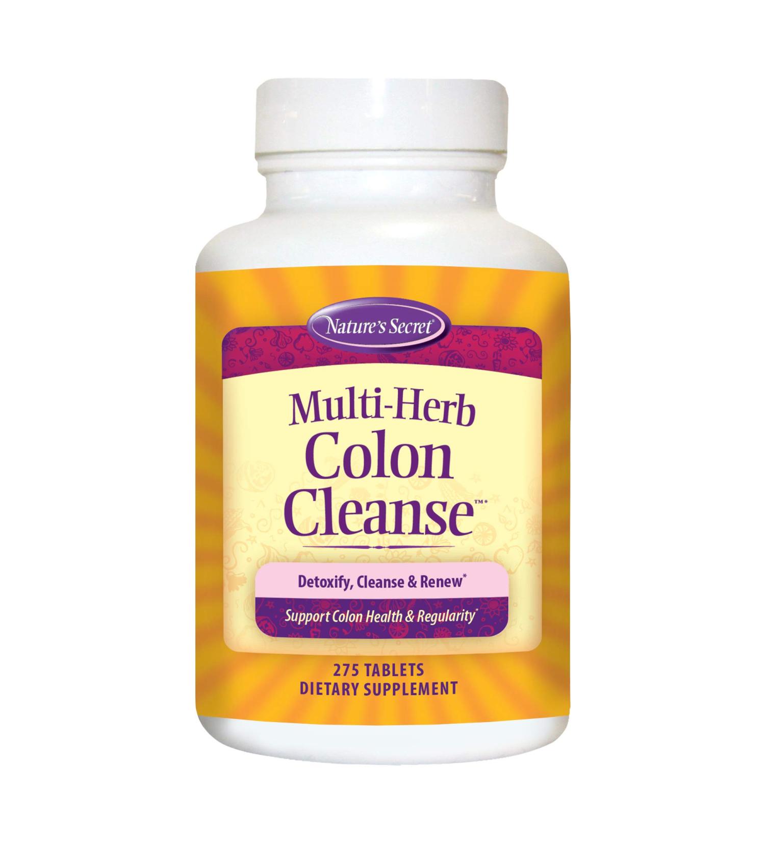 Nature's Secret Multi-Herb Colon Cleanse 275 Tablets - Natural Detox and Digestive Support - Buy Online on GoSupps.com