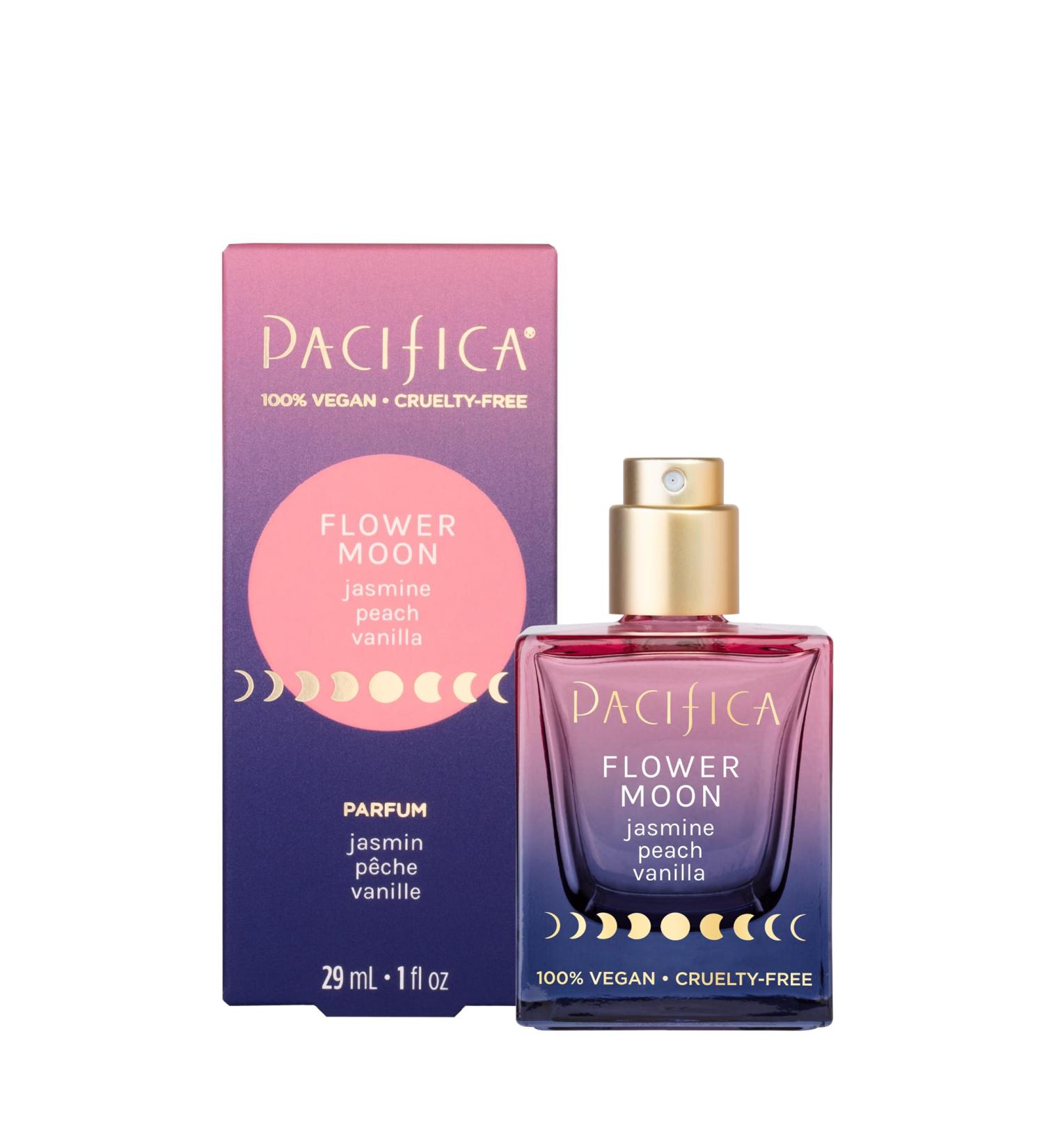 Pacifica Beauty Flower Moon Spray Perfume Fragrances Passion Euphoria Jasmine Peach Vanilla Musk Spray Perfume Clean Perfume Parfum Eau de Toilette Vegan 1 fl oz (1 Count) Flower Moon 1 Fl Oz (Pack of 1) - Buy Online on GoSupps.com