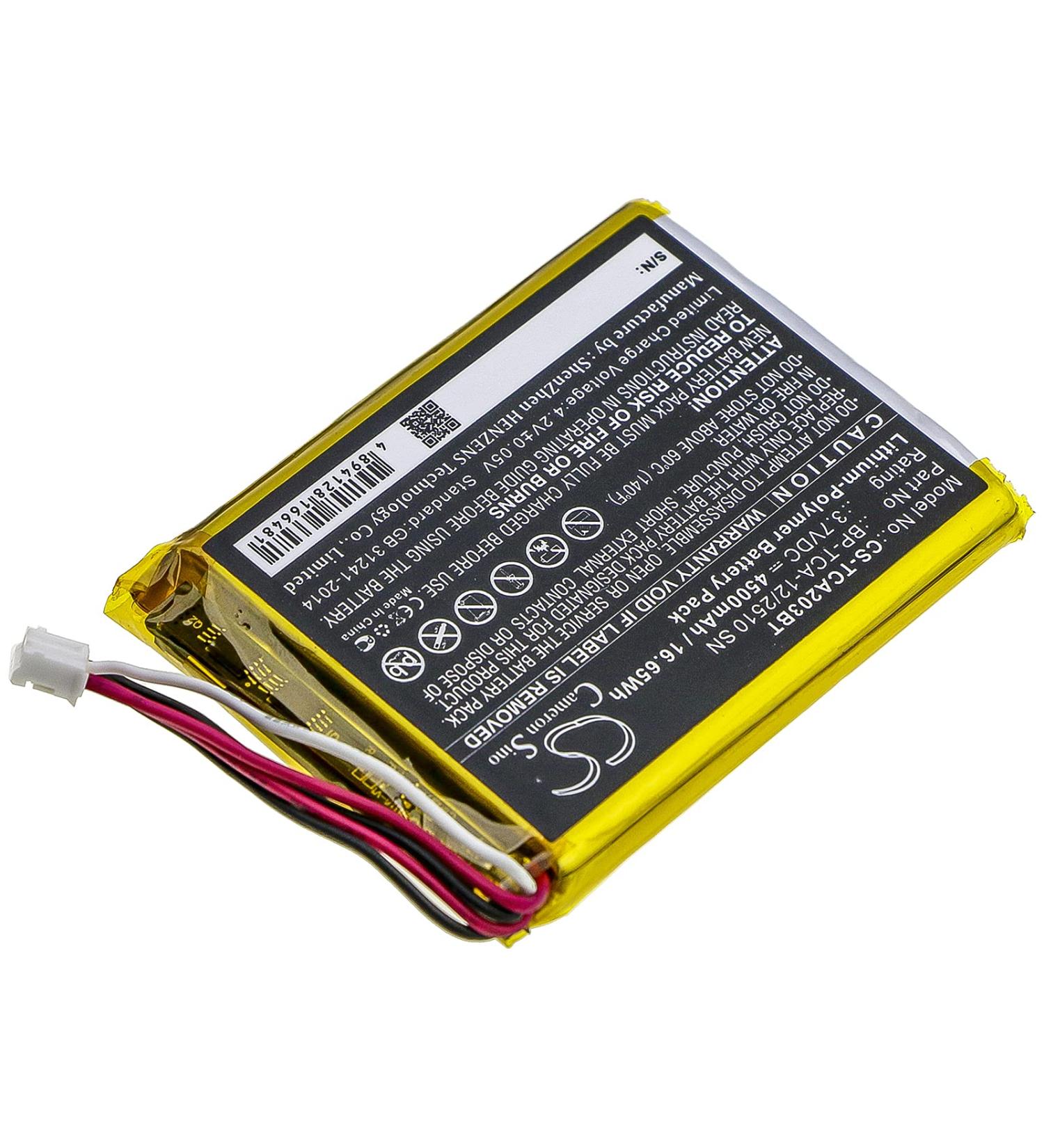 Replacement Battery for Technicolor TCA203 & TCA203COMG | 4500mAh 3.7V - BP-TCA-12/2510 - Buy Online on GoSupps.com