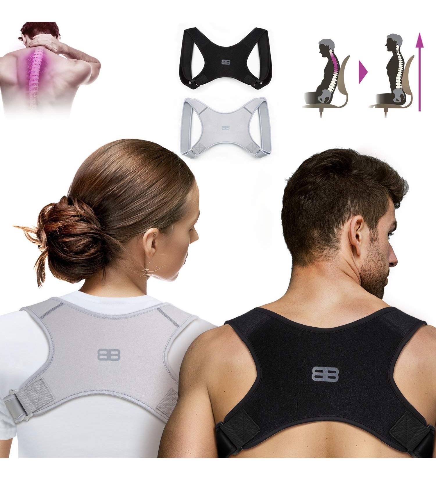 Back Bodyguard Posture Correction - Innovative Back Straightener for Upright Posture & Support - Black Stabilizer for Improved Comfort - Buy Online on GoSupps.com