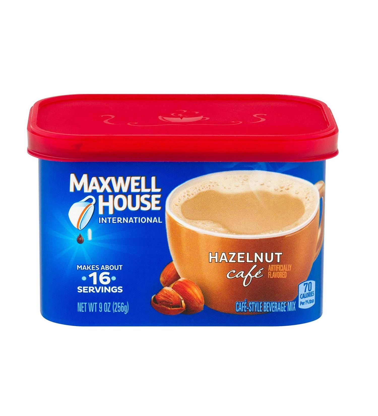 International Cafe Hazelnut Instant Coffee (9 oz Canisters Pack of 4) - Buy Online on GoSupps.com