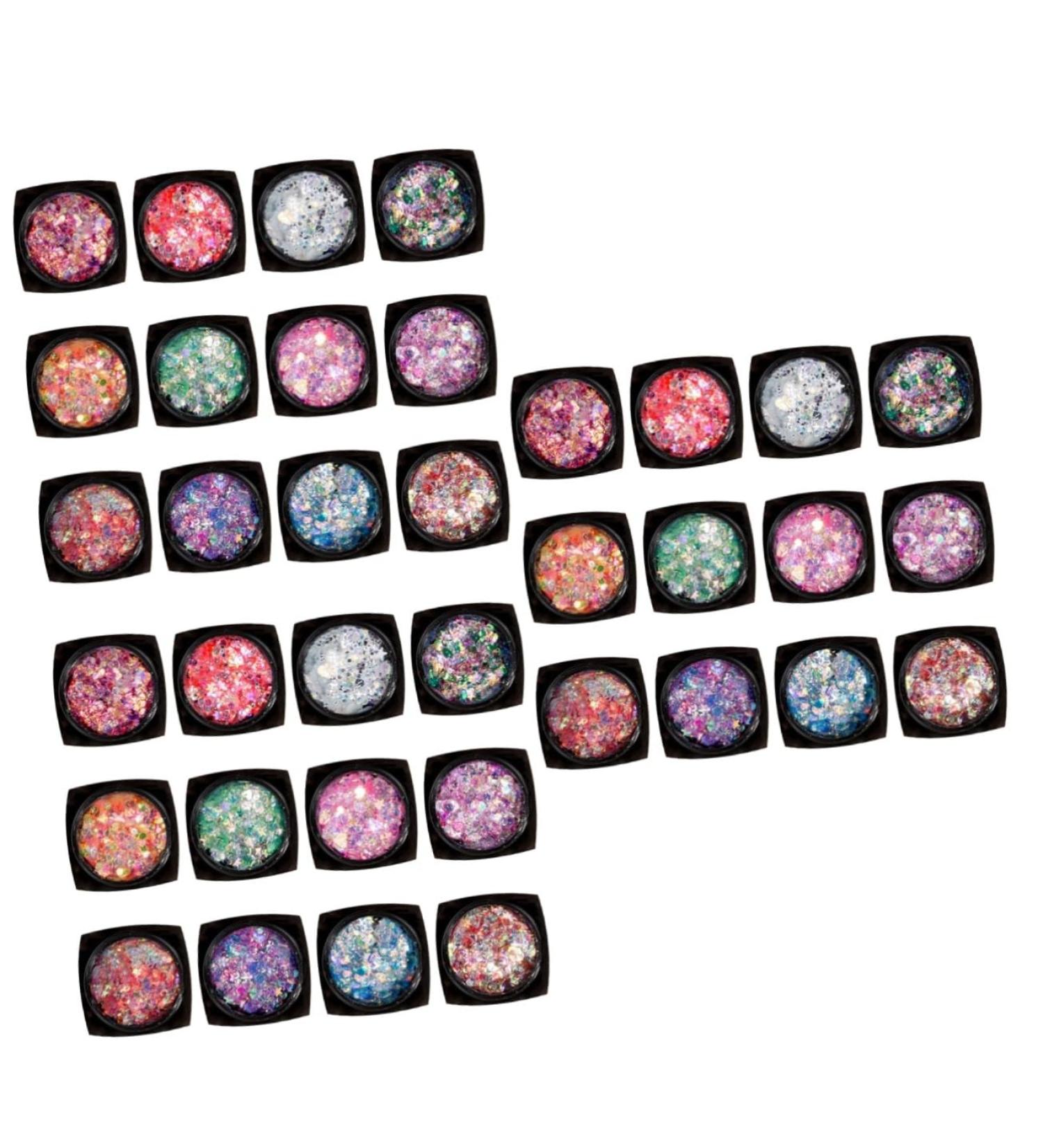 FOMIYES 3pcs Make-Up Sequins & Gel Set - Shiny Body & Face Glitter for Manicure | International Shipping Available - Buy Online on GoSupps.com
