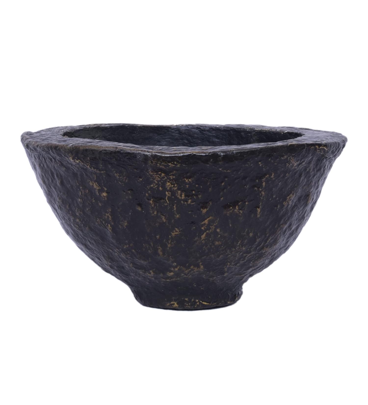 Shree Mehta Handicrafts Paper Mache Rough Bowl - Exquisite Artisan Crafted Decor Piece - Buy Online on GoSupps.com