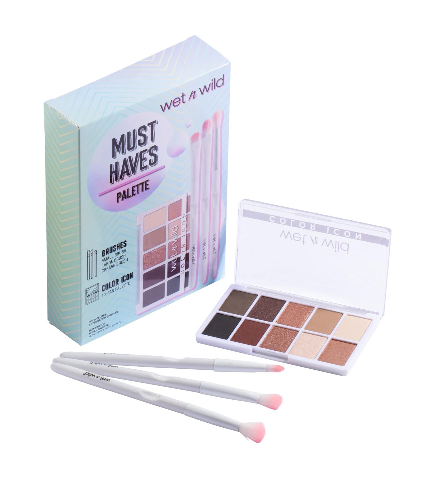 Wet n Wild Nude Awakening Eyeshadow Palette Kit with Brushes - Color Icon Palette (1180441) - Buy Online on GoSupps.com