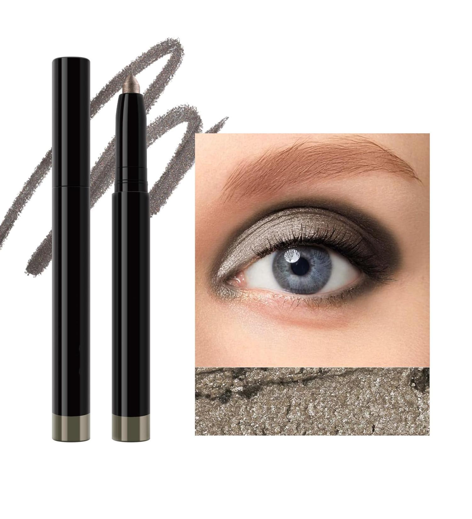 Pearlescent Eyeshadow Stick Eyeliner Long Lasting Glow Stick Highlighter Contour Makeup Stick (6) - Buy Online on GoSupps.com