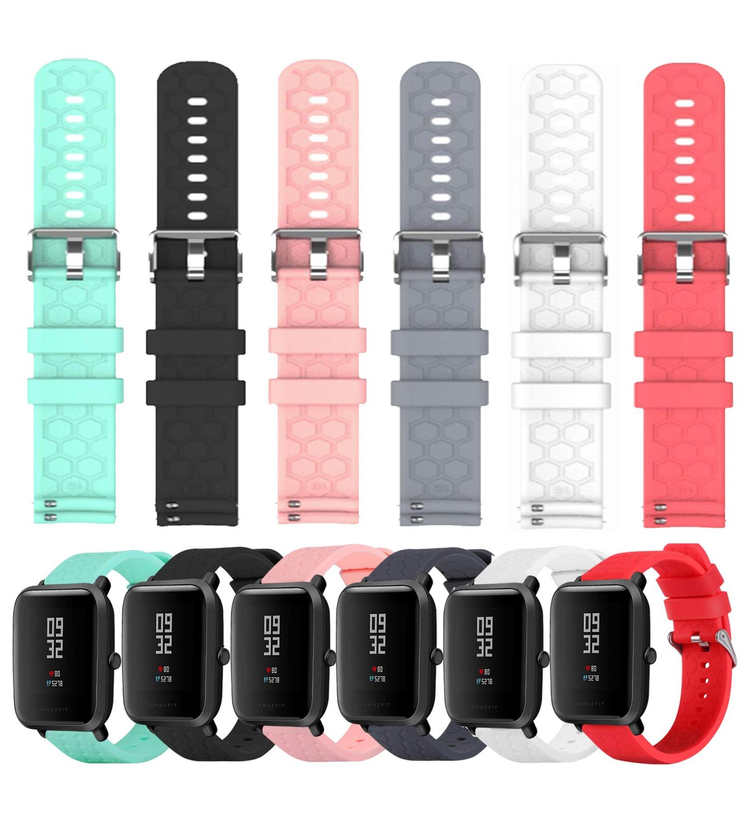 6-Pack Soft Silicone Bands for Donerton & KALINCO P22 Smart Watches - Quick Release Sport Straps for Women & Men - Buy Online on GoSupps.com