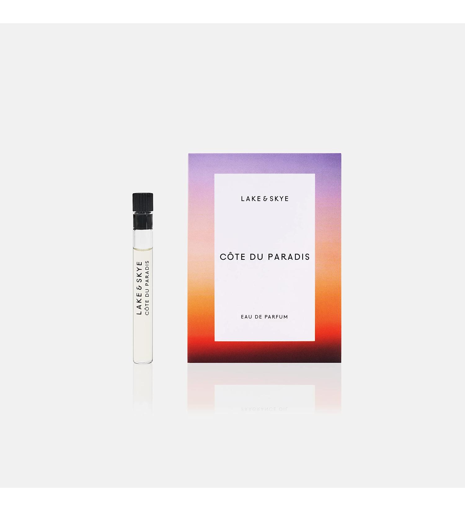 Lake & Skye C te Du Paradis Eau de Parfum Sample Vial - Vegan Cruelty Free Synthetic Free .04 fl oz (1.2 ml) -Warm and Woody Gourmand Fragrance Collection 0.04 Fl Oz (Pack of 1) - Buy Online on GoSupps.com