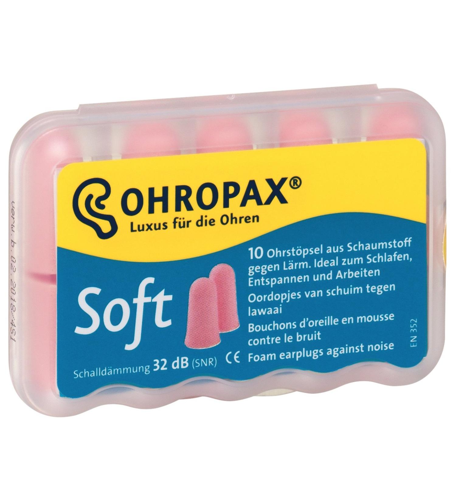 Ohropax Earplugs Soft 10s Soft Earplugs
