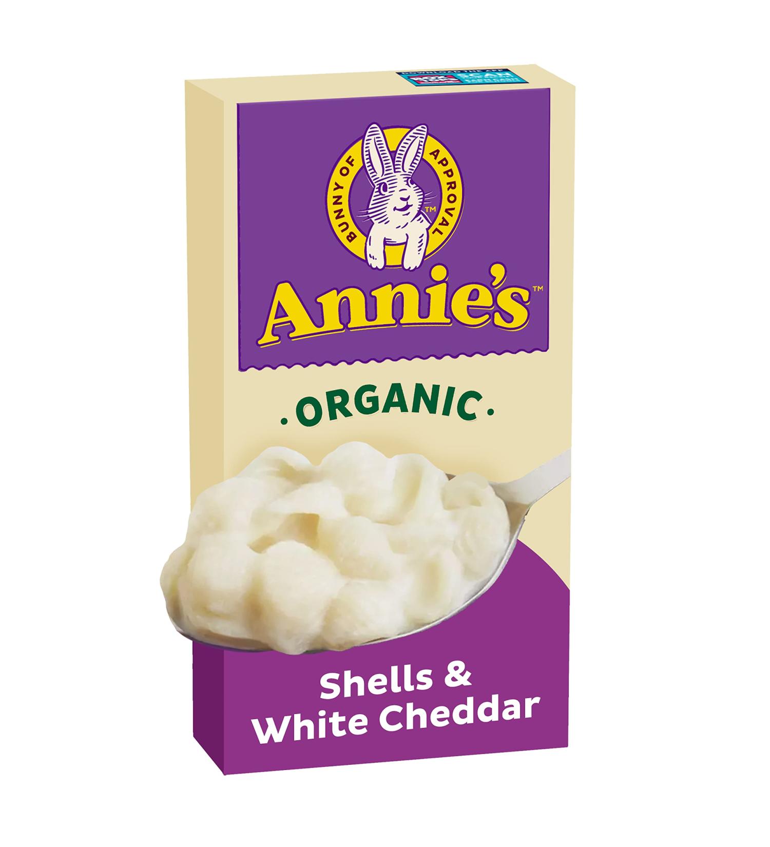 Annie's Organic White Cheddar Mac and Cheese Dinner - Kids' Macaroni, 6 OZ (Pack of 12) - Buy Online on GoSupps.com