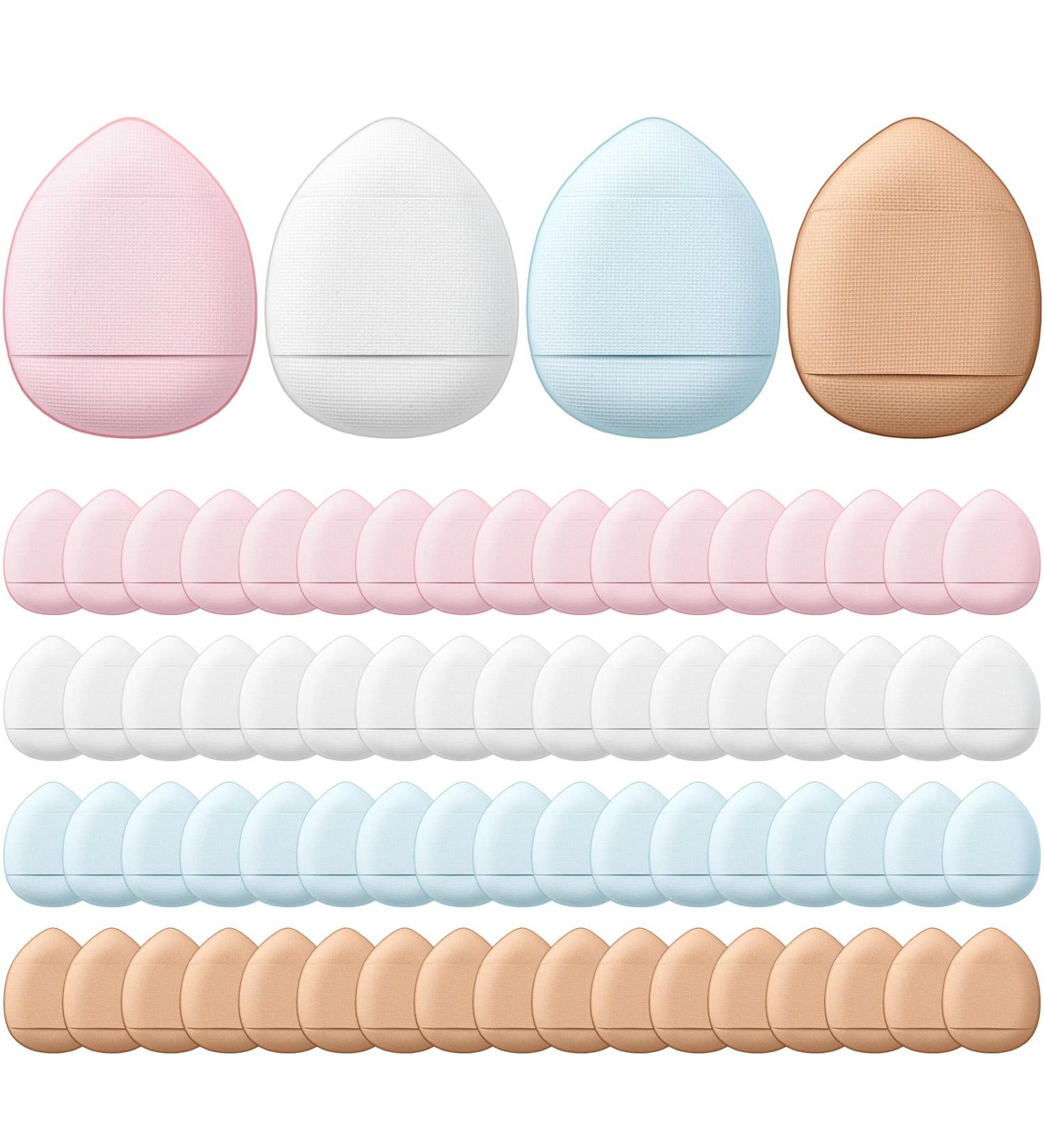 72 Pcs Mini Makeup Sponge Set for Flawless Beauty - Soft Blender Puffs for Foundation, Powder, Concealer & Repair Cream - 4 Colors - Buy Online on GoSupps.com