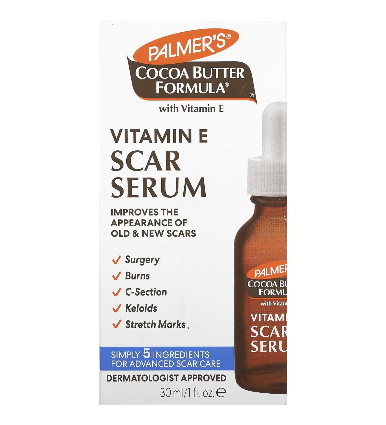 Palmer's Cocoa Butter Formula Scar Serum 1 oz (Pack of 4) - Buy Online on GoSupps.com