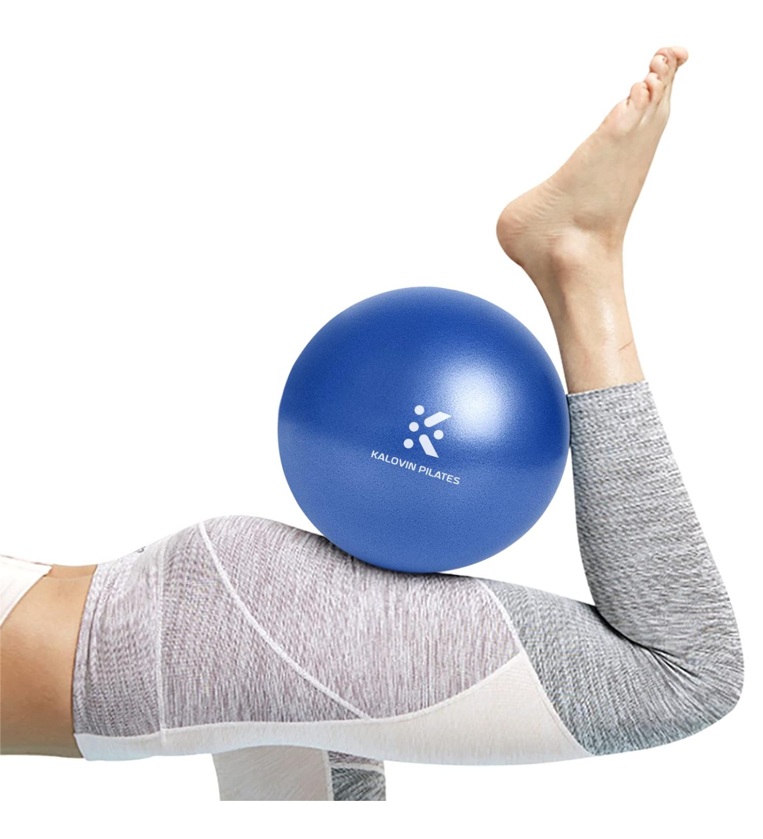 Kalovin Pilates Ball - 9 Inch Mini Exercise Ball for Yoga, Pilates, Barre - Blue - Buy Online on GoSupps.com