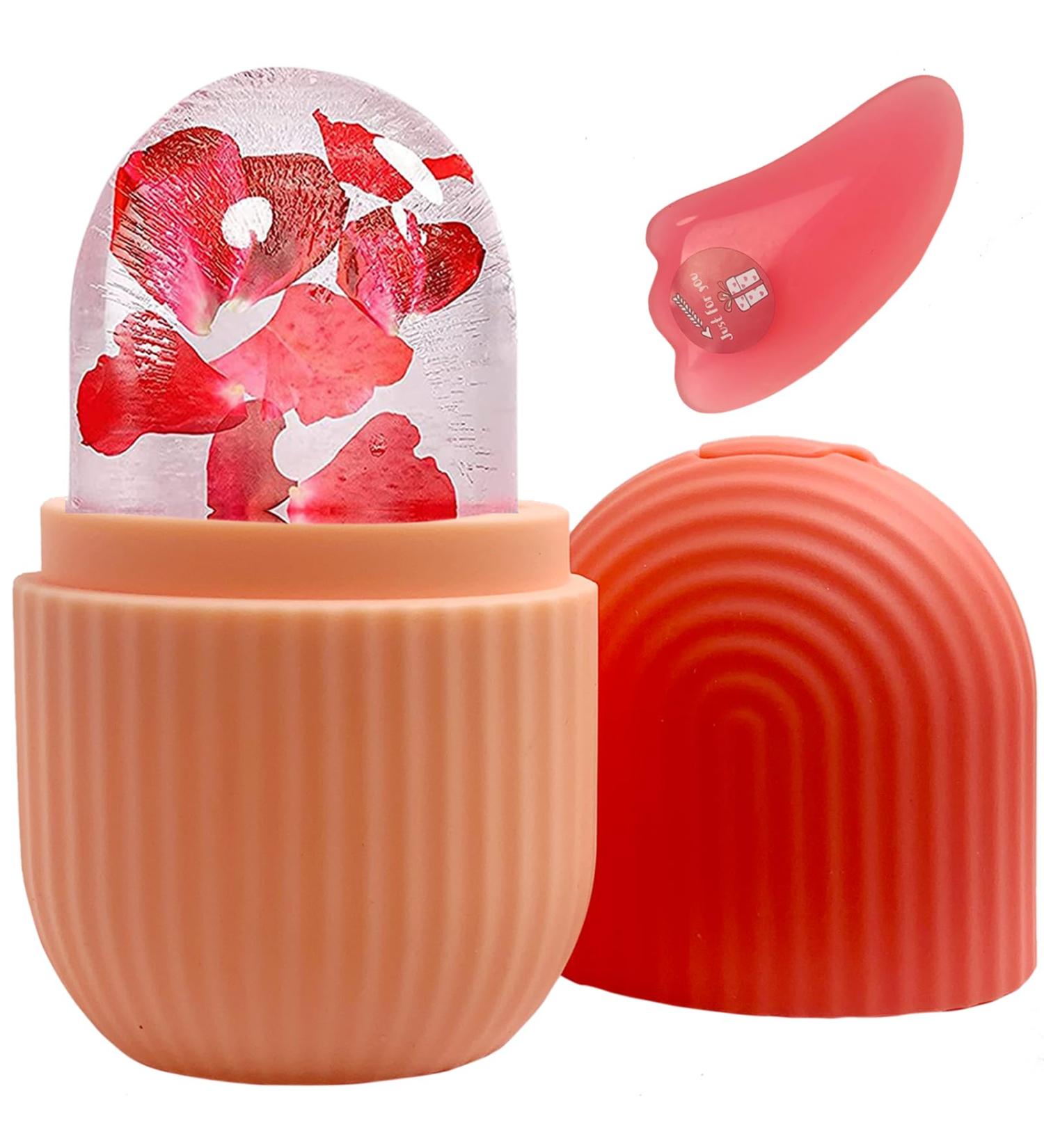 Keepaq Ice Scooter Face Massager - Reusable Silicone Ice Facial Scooters for Pore Reduction & Skin Care | B-Rosa - Buy Online on GoSupps.com