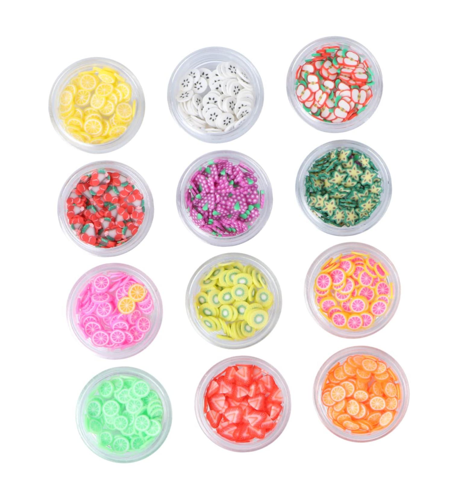 Beavorty 1 Set Clay Fruit Slice Fruit Slices Fruit Nail Art Stickers Nail Stickers Nail Art Decals Fake Sprinkles for Crafts Nail Embellishments Strawberry Stickers Fruit Manicure Decals - Buy Online on GoSupps.com