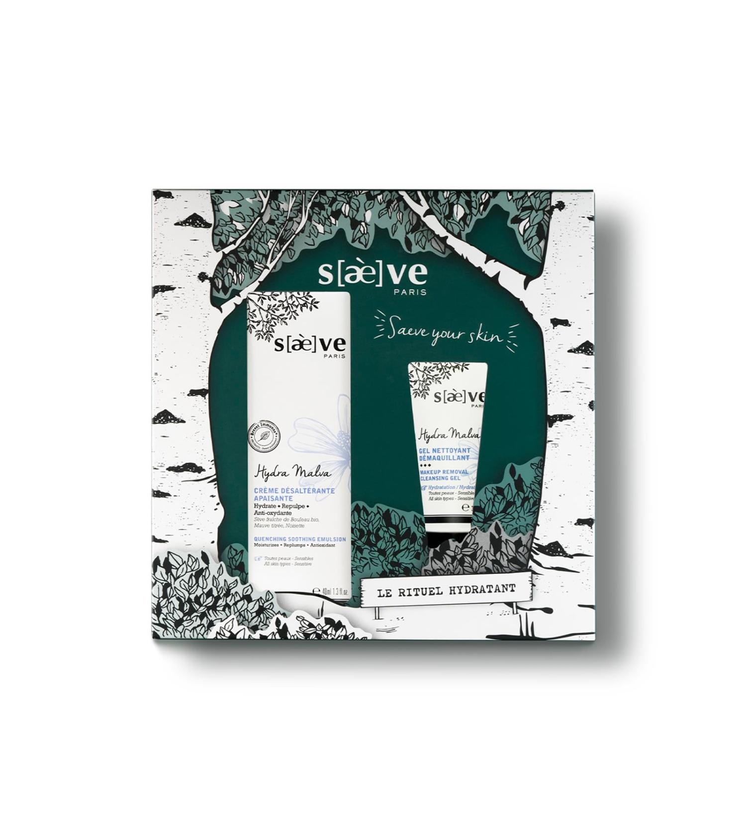 SAEVE The Moisturizing Ritual - Christmas Box (Soothing Deslaurant Cream-40ml + Cleansing Gel Make-up Remover-30ml INCLUDED) - Buy Online on GoSupps.com