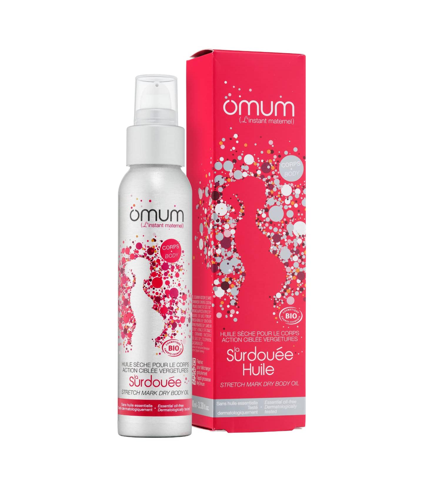 Omum La Surdou e Dry Body Oil | Organic Stretch Marks Treatment for Pregnancy & Breastfeeding | 100 ml - Buy Online on GoSupps.com