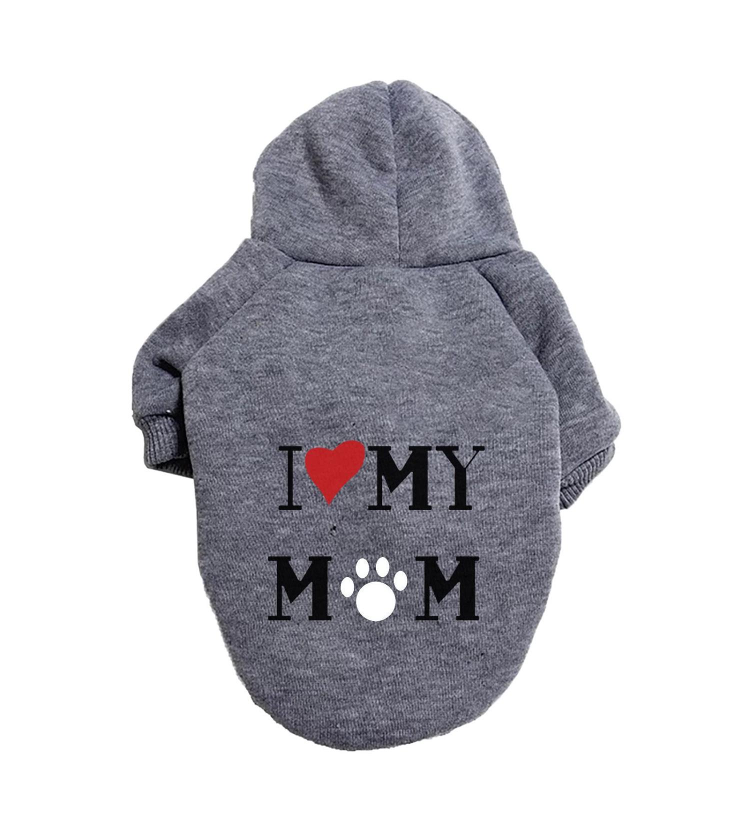 Waterproof dog coat winter warm jacket dog puppy sweater boy for little with bag-warm dog medium hoodie autumn clothing winter fleece pet clothing dogs (11111debka-gray 2xl) 2xL 1111debka-gray