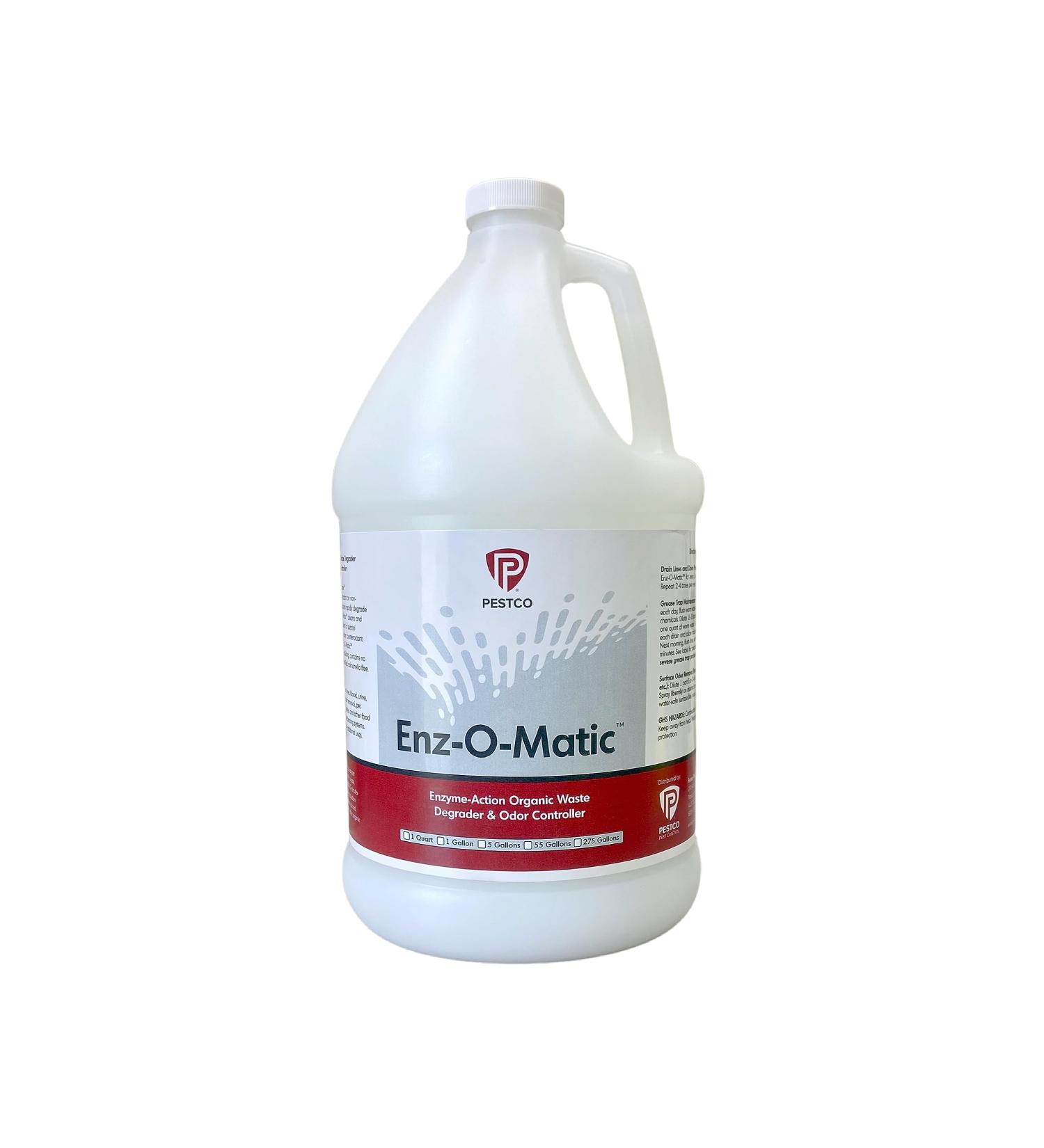 Enz-O-Matic Enzyme Drain Cleaner - Organic & Multi-Purpose 1 Gallon Waste Degrader & Odor Neutralizer - Fresh Scent Bathroom Accessory - Buy Online on GoSupps.com
