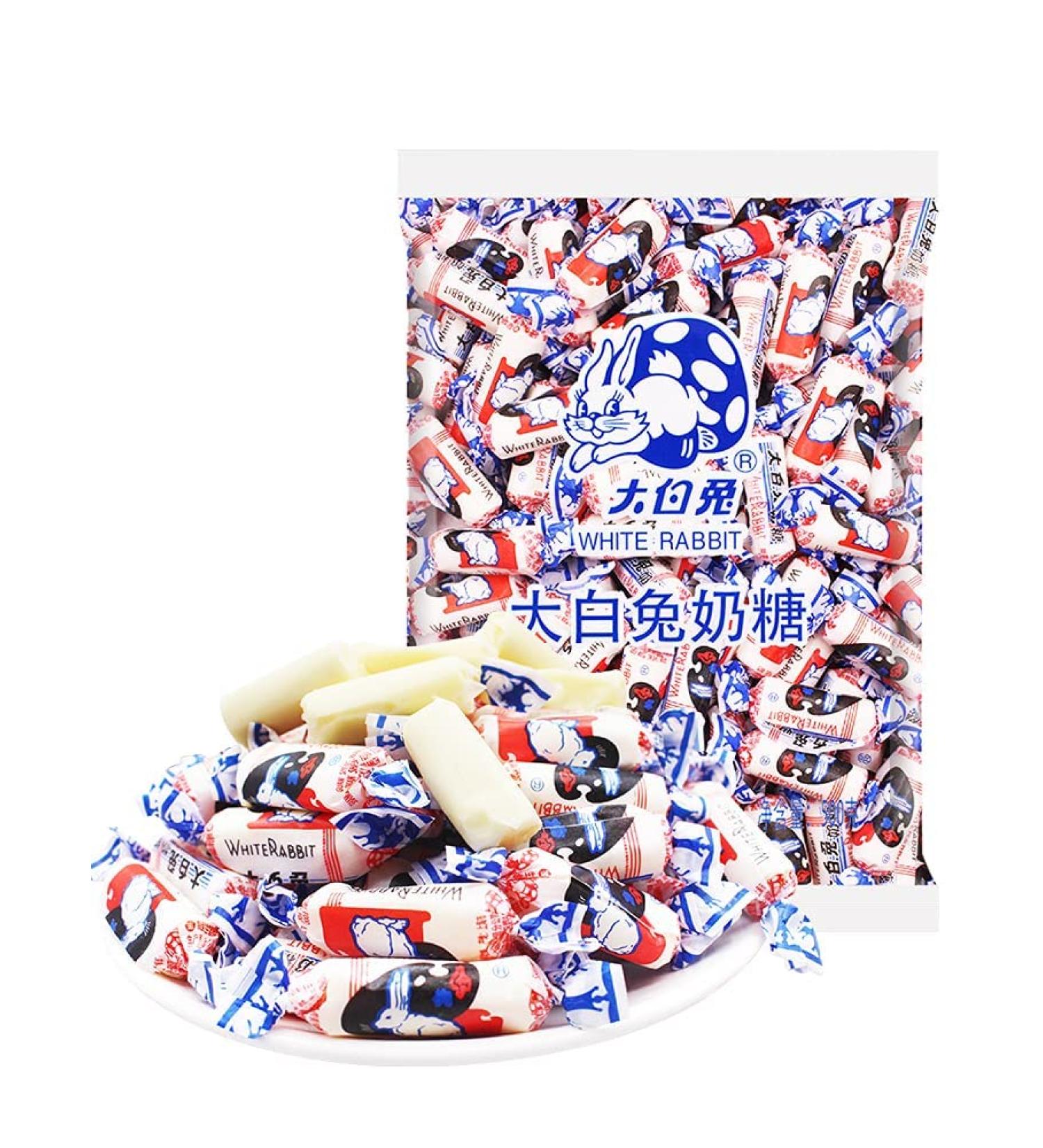 White Rabbit Toffee 17.7 Oz(500 Gram) Childhood Tastes Toffee Small Gifts Snacks Shanghai Specialties White Rabbit Creamy Candy Toffee 17.7 Oz(500 Gram) (17.7 Oz(Pack of 1)) - Buy Online on GoSupps.com