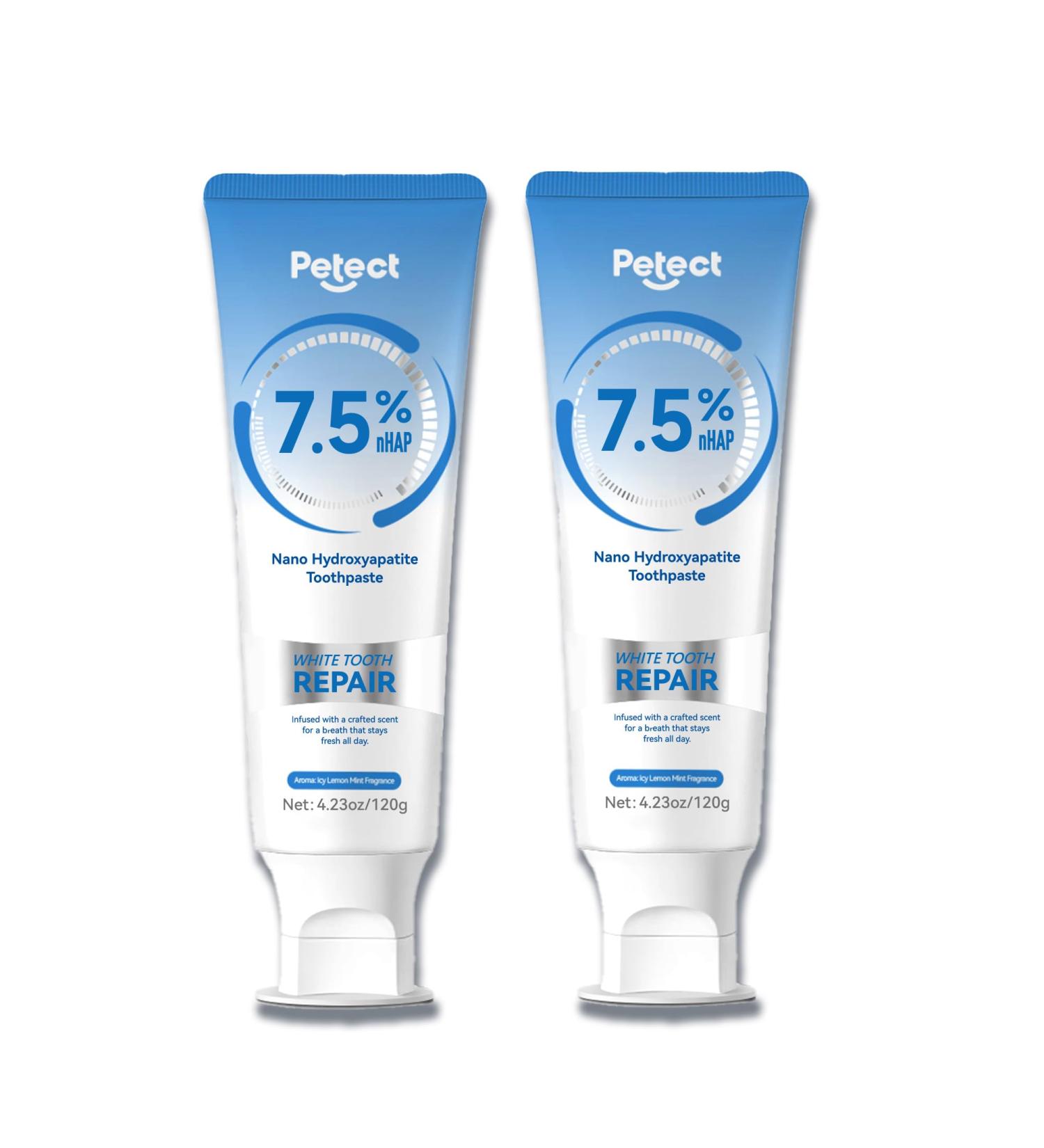 Hydroxyapatite Toothpaste 2-Pack ICY Melon Mint Flavor Enamel Protection Formula Tooth Strengthening Fresh Breath Daily Use for Oral Health 4.23 Ounce (Pack of 2) - Buy Online on GoSupps.com